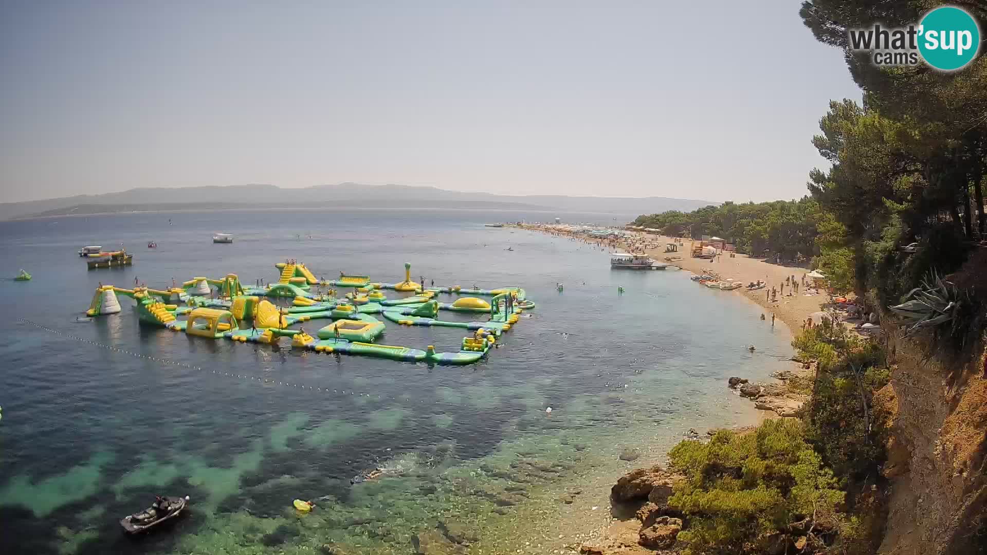 Spletna kamera Bol Zlatni Rat – Pogled v živo z otoka Brač