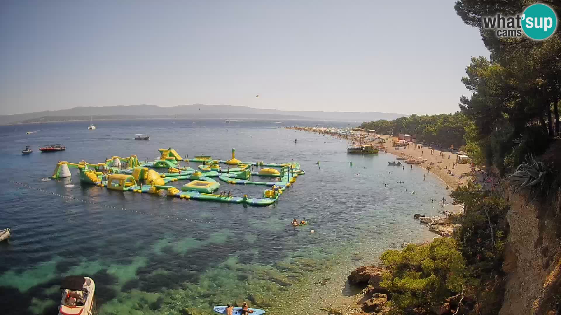 Webcam Zlatni Rat Bol – Liveblick vom berühmten Strand auf Brač