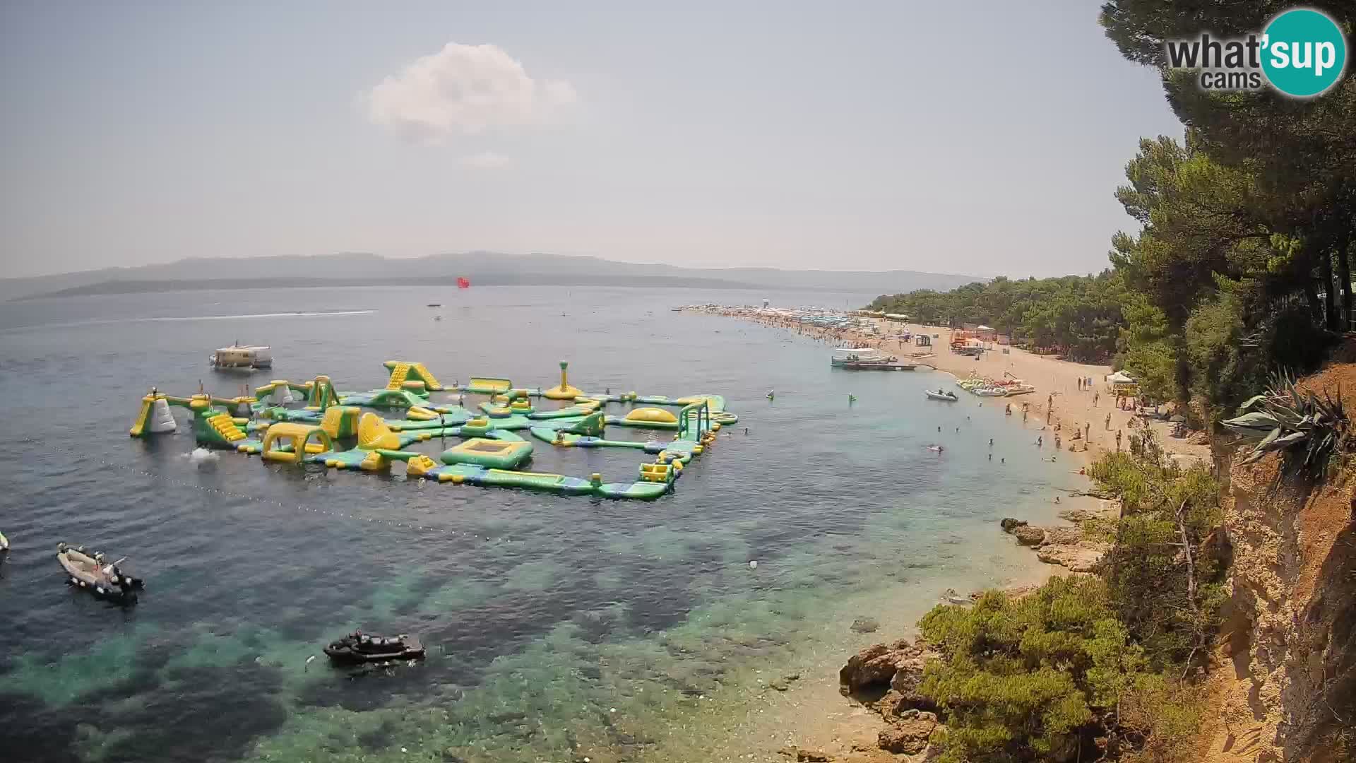 Webcam Zlatni Rat Bol – Liveblick vom berühmten Strand auf Brač