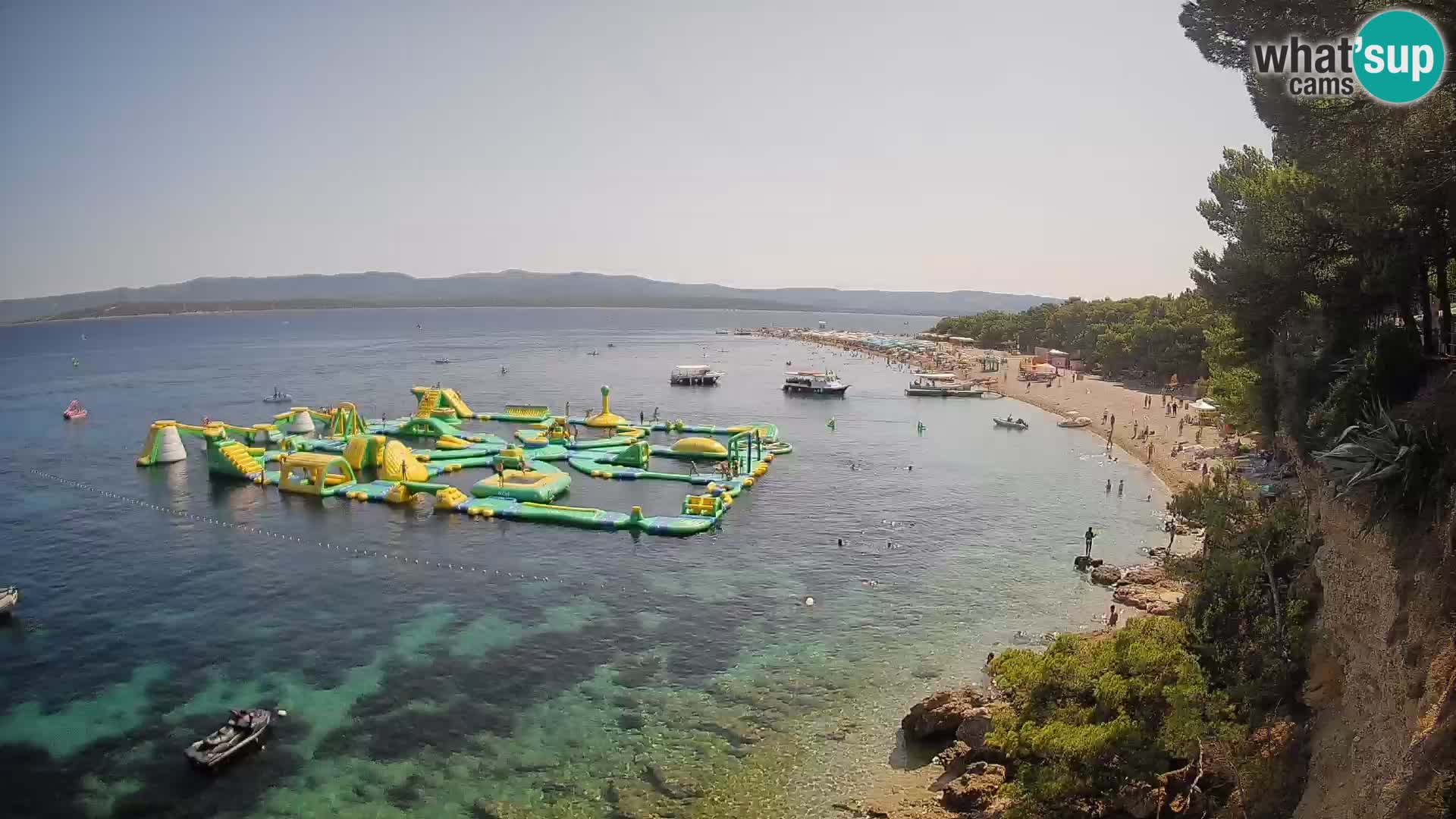 Webcam Bol Zlatni Rat – Vista en vivo desde la isla de Brač