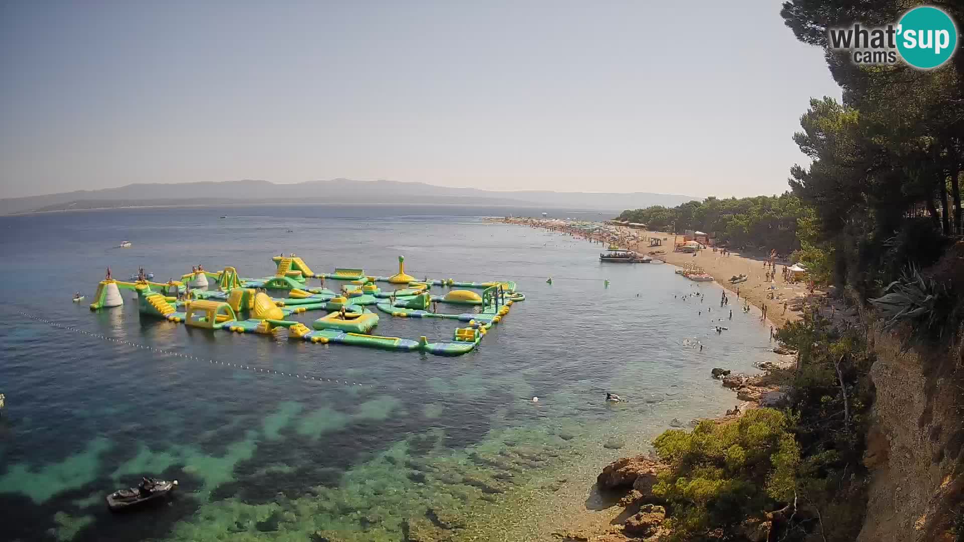 Webcam Bol Zlatni Rat – Vista en vivo desde la isla de Brač