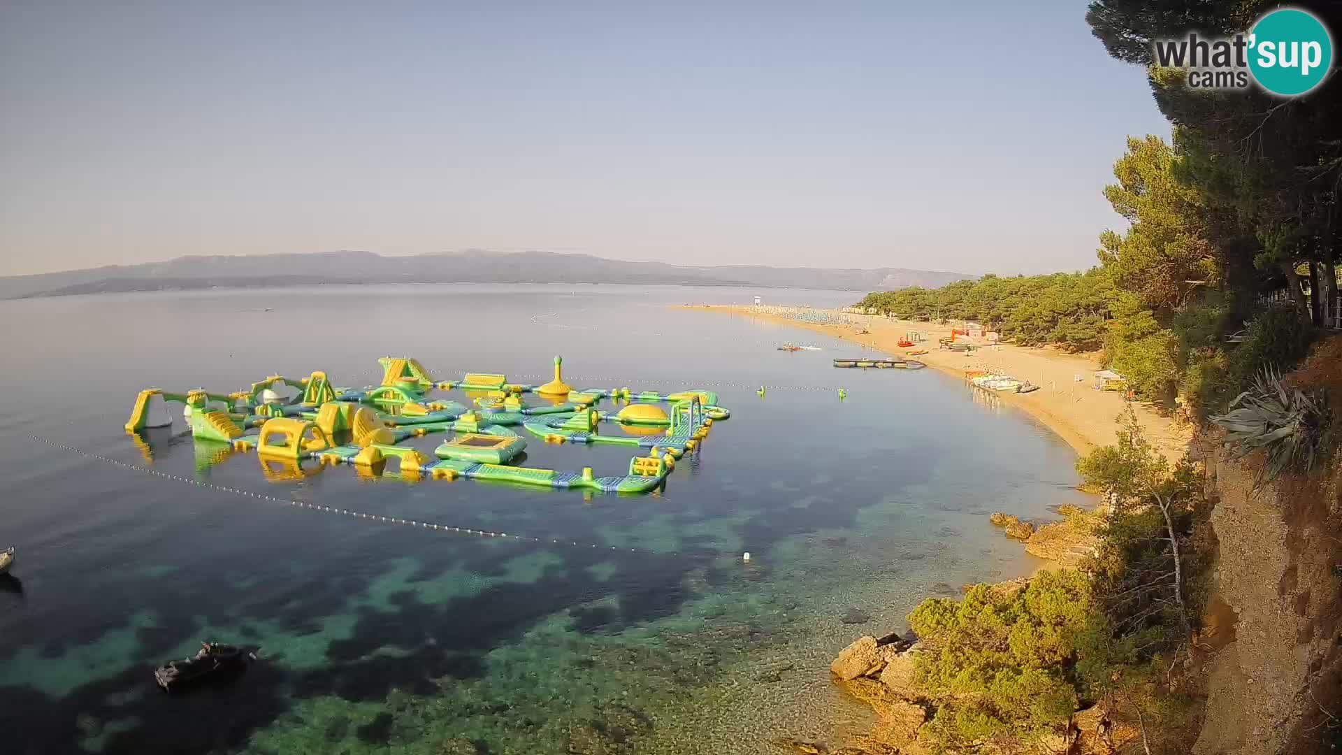 Webcam Bol Zlatni Rat – Vista en vivo desde la isla de Brač