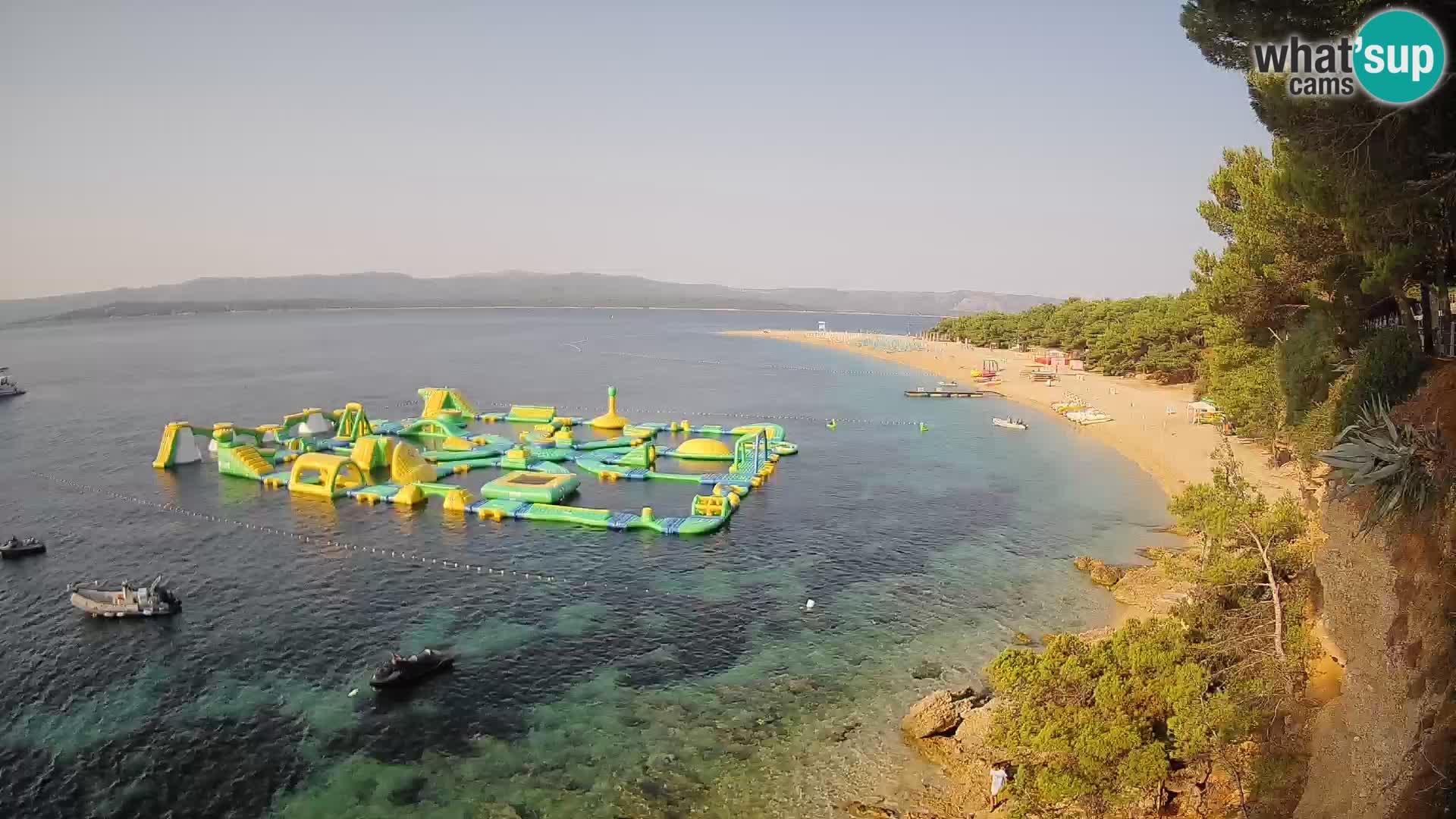 Webcam Bol Zlatni Rat – Vista en vivo desde la isla de Brač
