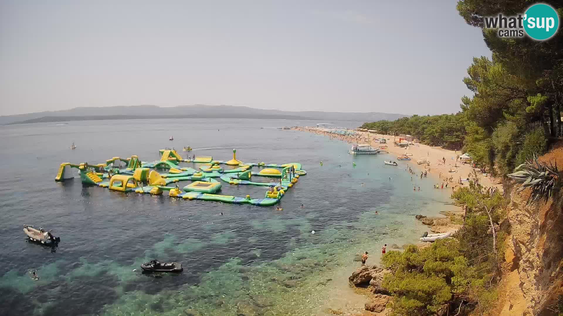 Spletna kamera Bol Zlatni Rat – Pogled v živo z otoka Brač