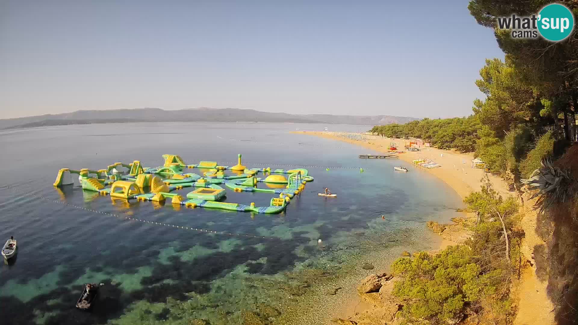 Spletna kamera Bol Zlatni Rat – Pogled v živo z otoka Brač