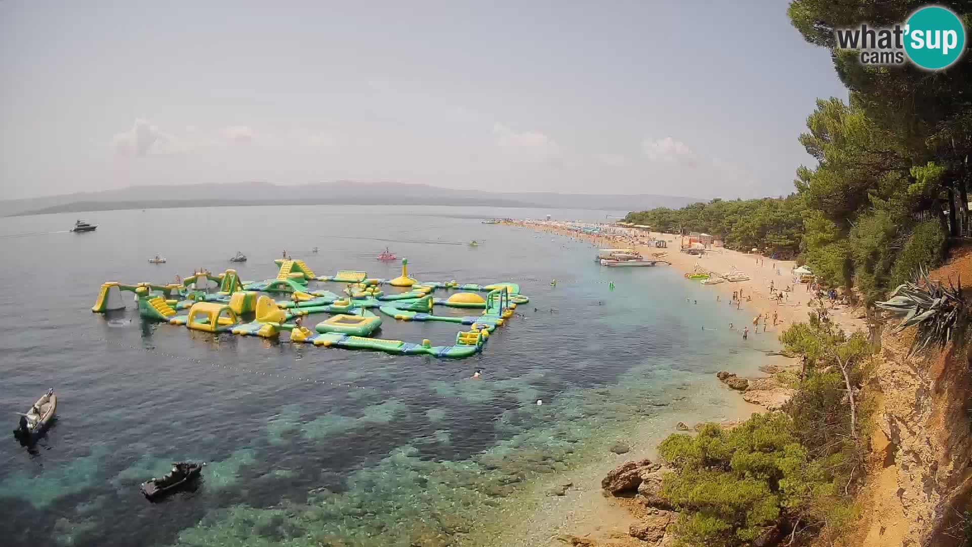 Webcam Bol Zlatni Rat – Vista en vivo desde la isla de Brač