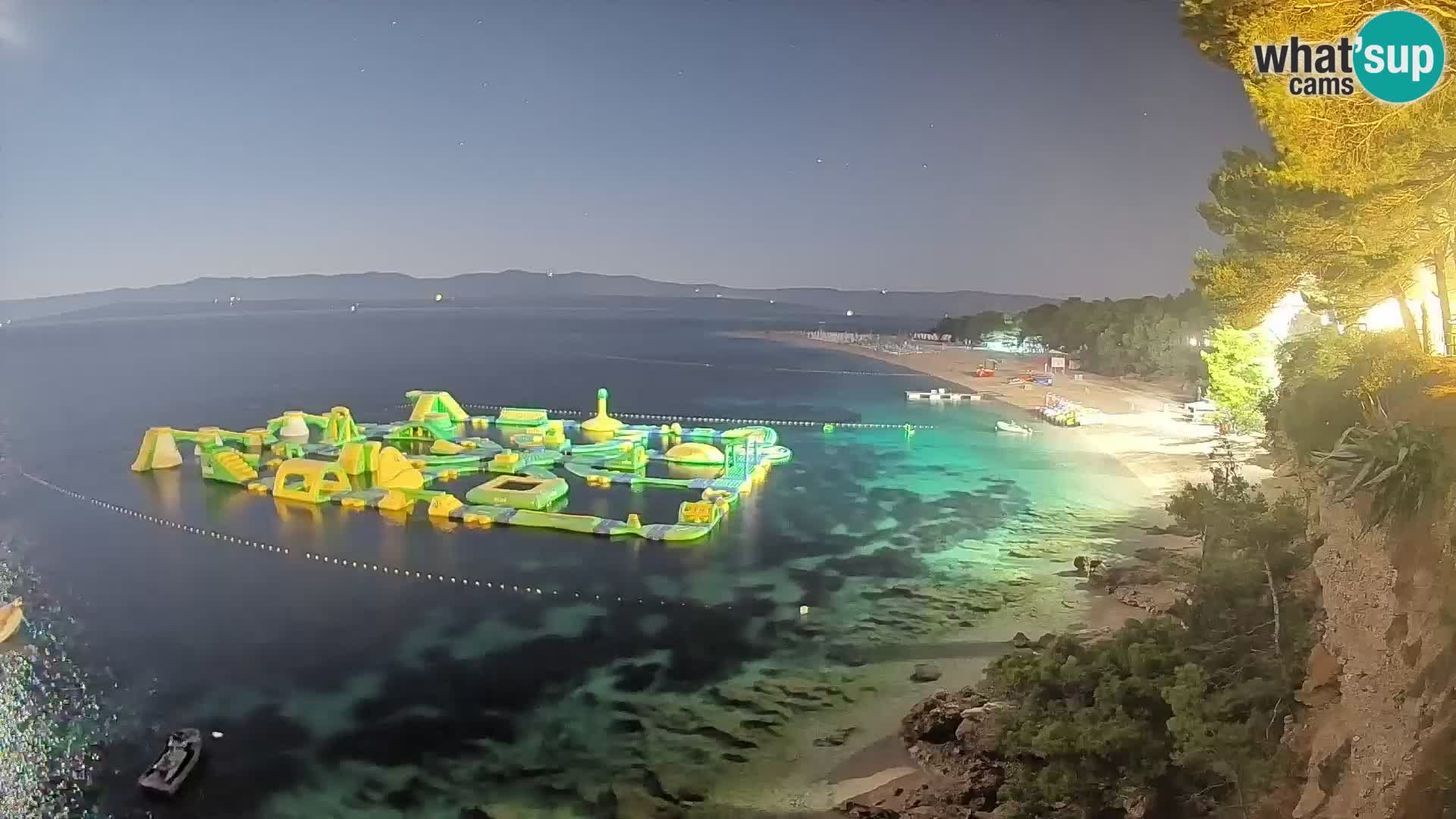Webcam Zlatni Rat Bol – Liveblick vom berühmten Strand auf Brač