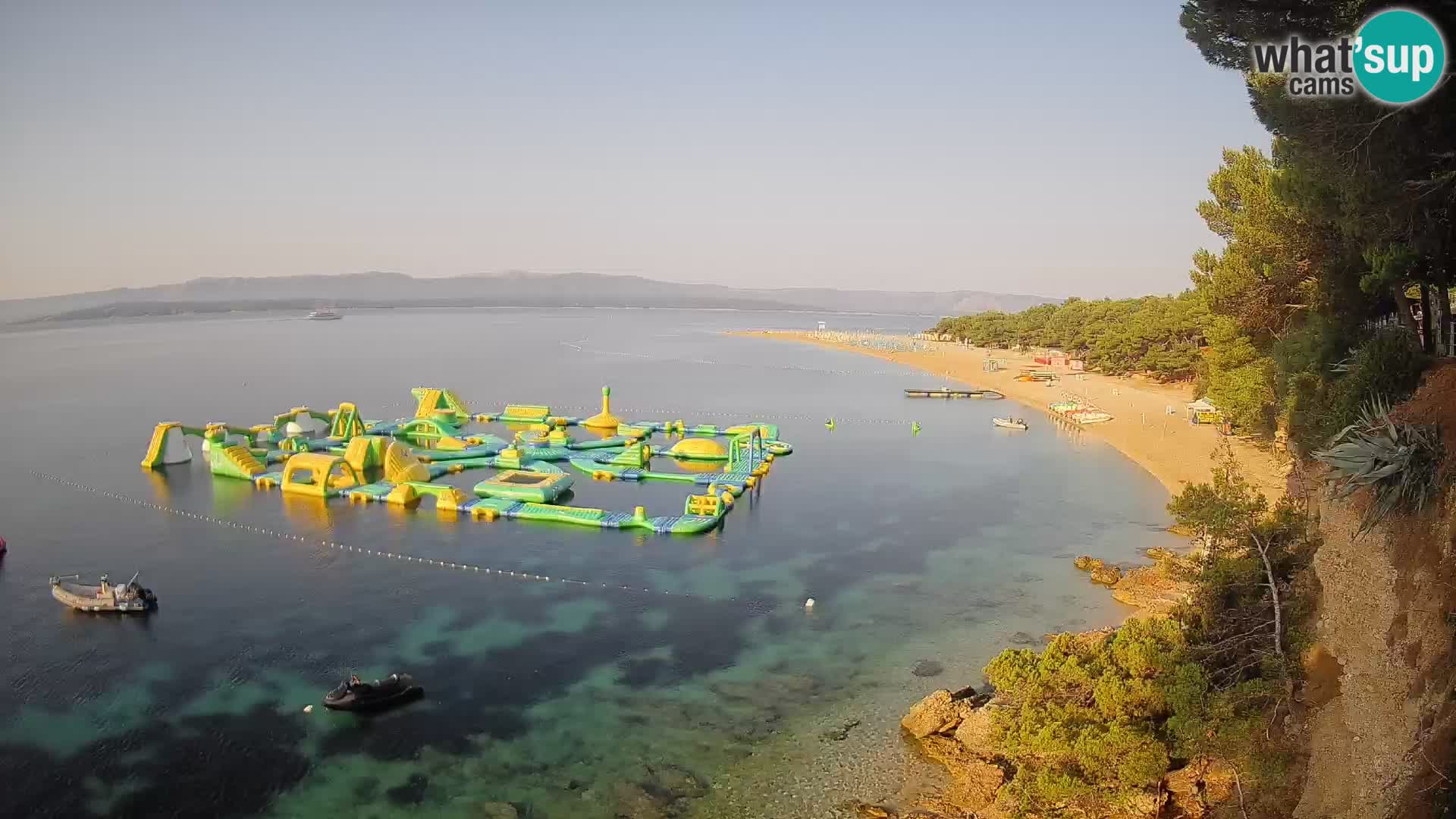 Webcam Zlatni Rat Bol – Liveblick vom berühmten Strand auf Brač