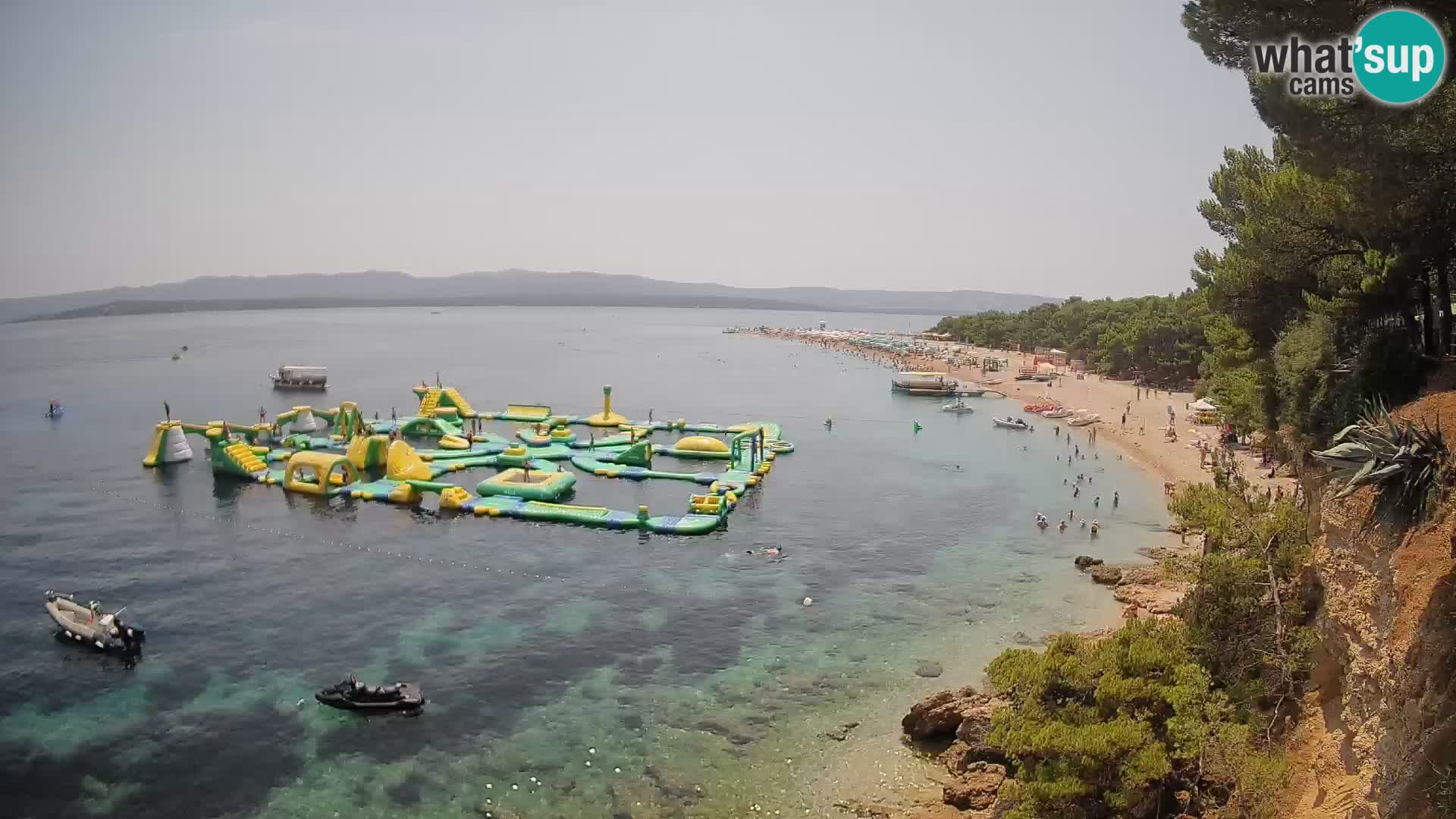 Webcam Zlatni Rat Bol – Liveblick vom berühmten Strand auf Brač