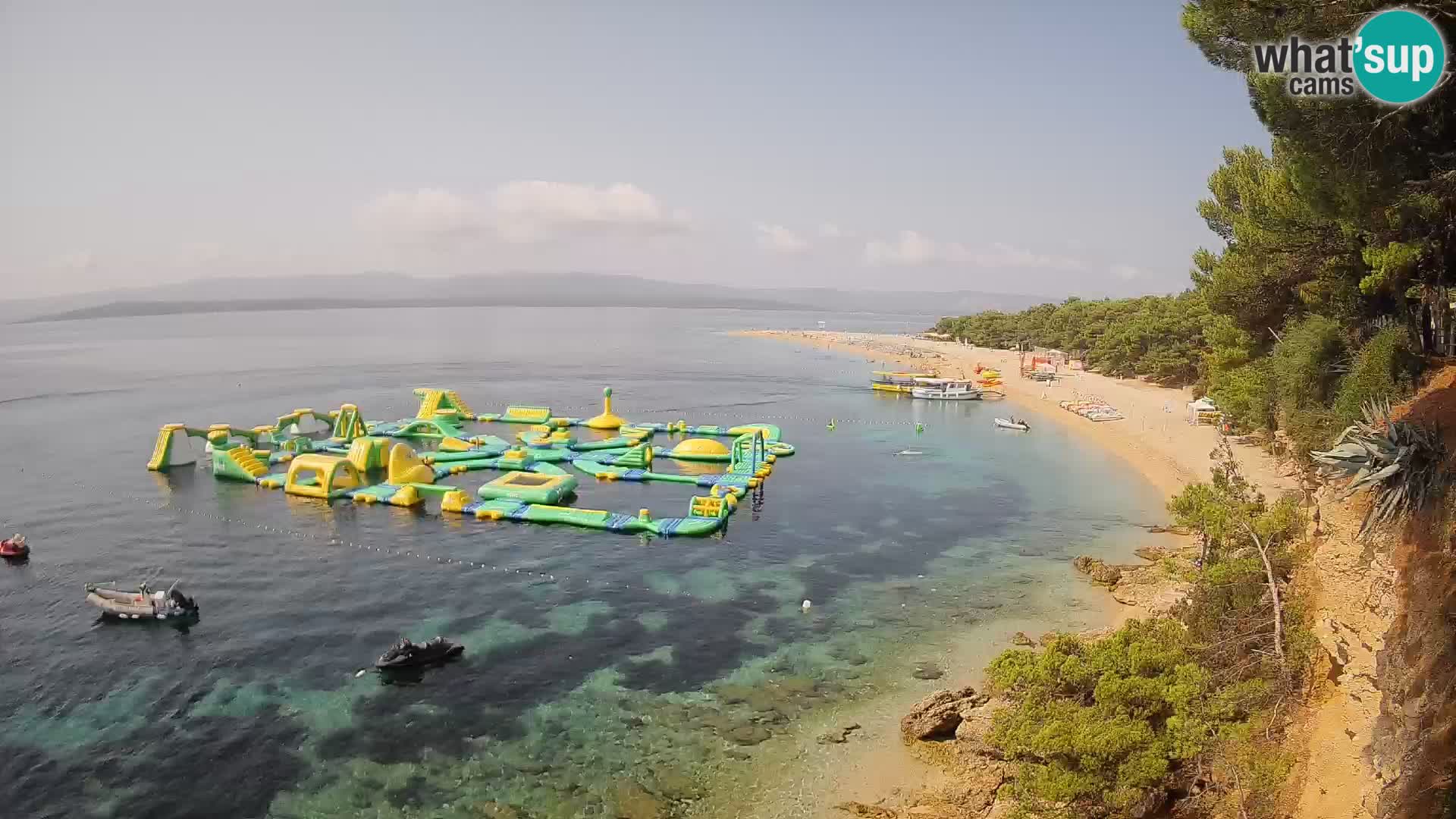 Webcam Bol Zlatni Rat – Vista en vivo desde la isla de Brač