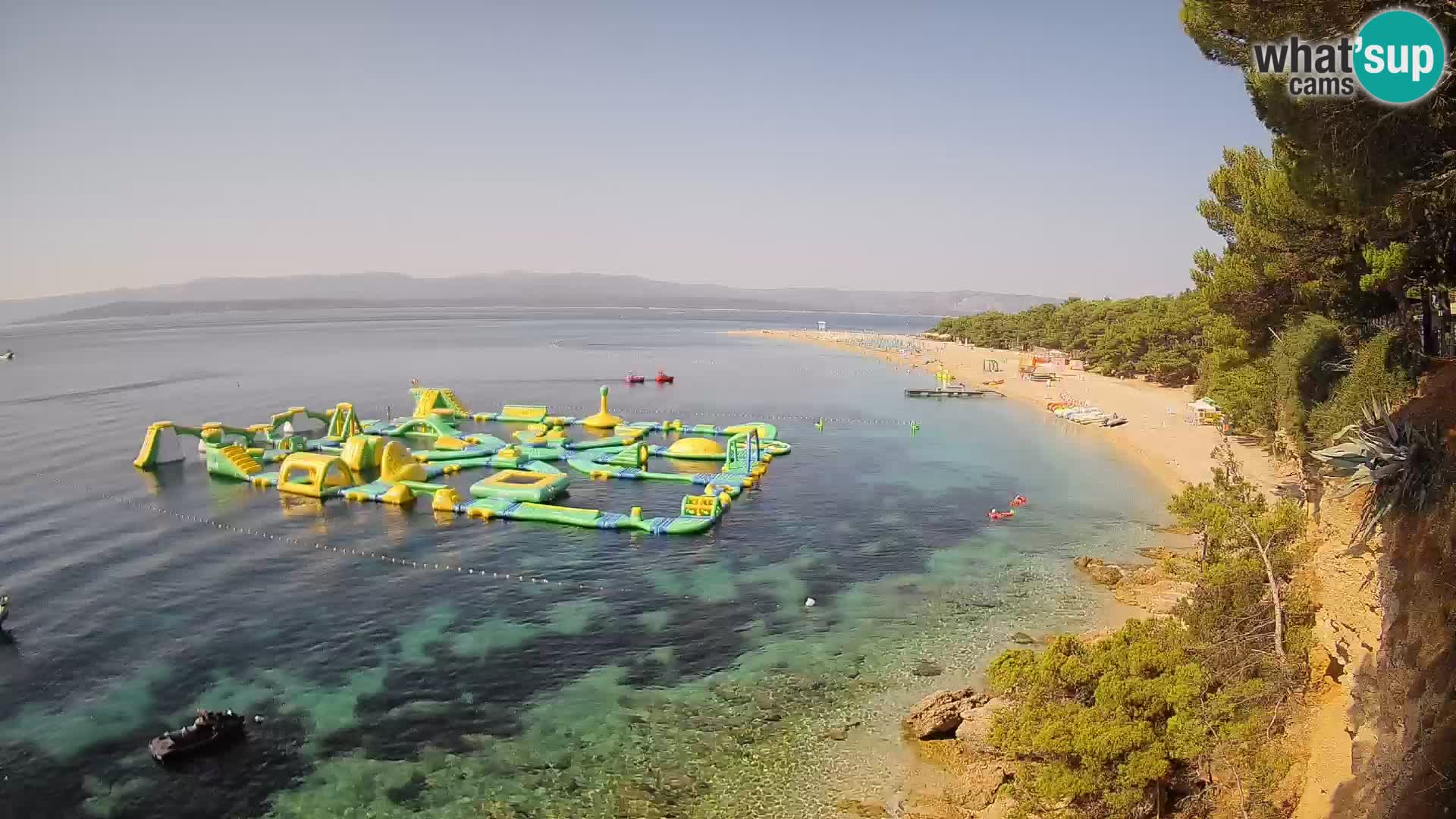 Webcam Zlatni Rat Bol – Liveblick vom berühmten Strand auf Brač