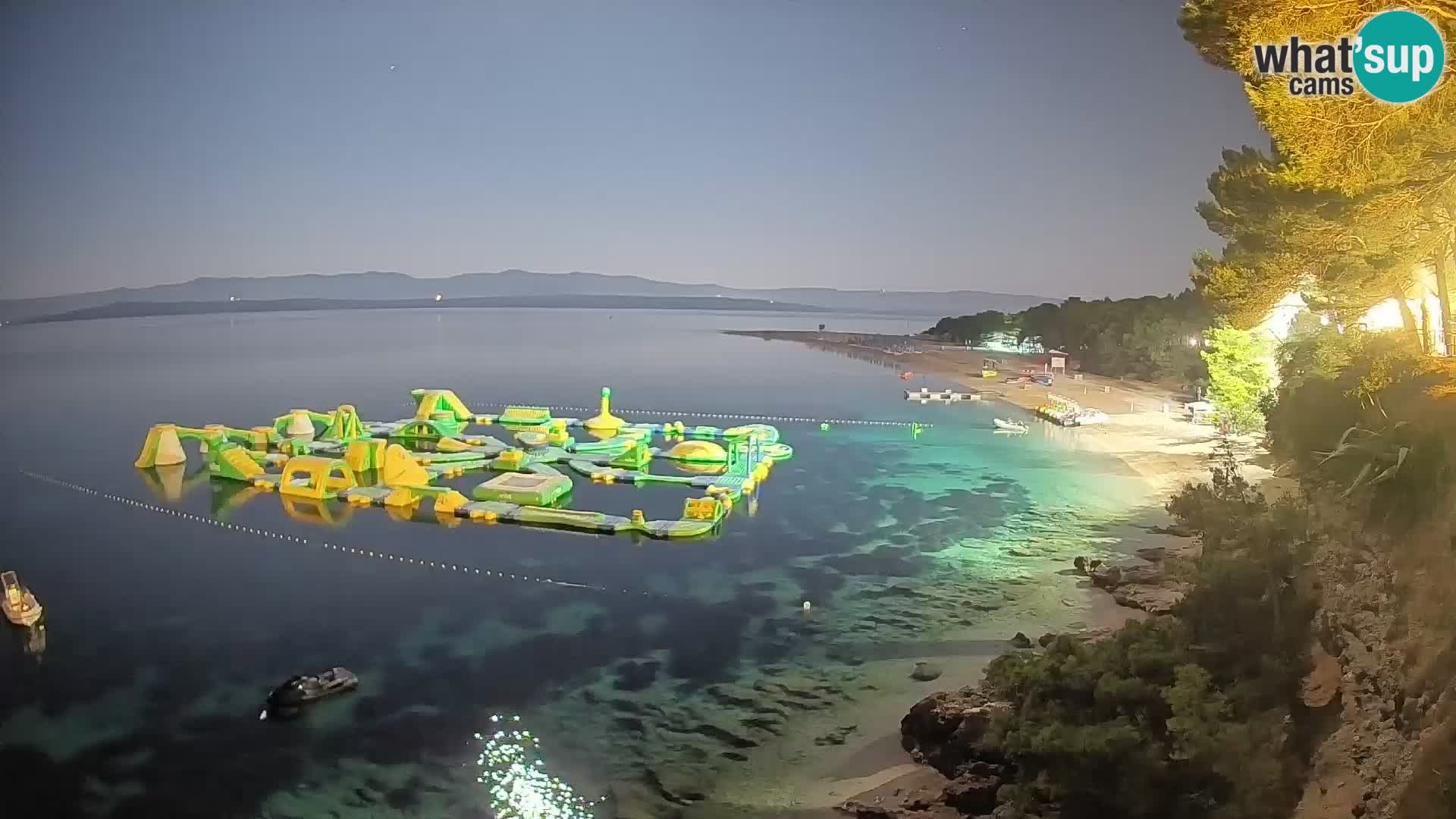 Webcam Bol Zlatni Rat – Vista en vivo desde la isla de Brač