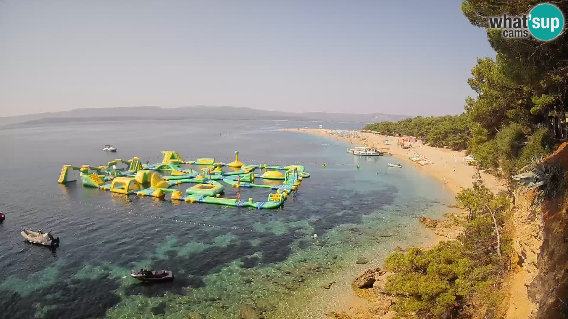 Webcam Bol Zlatni Rat – Vista en vivo desde la isla de Brač