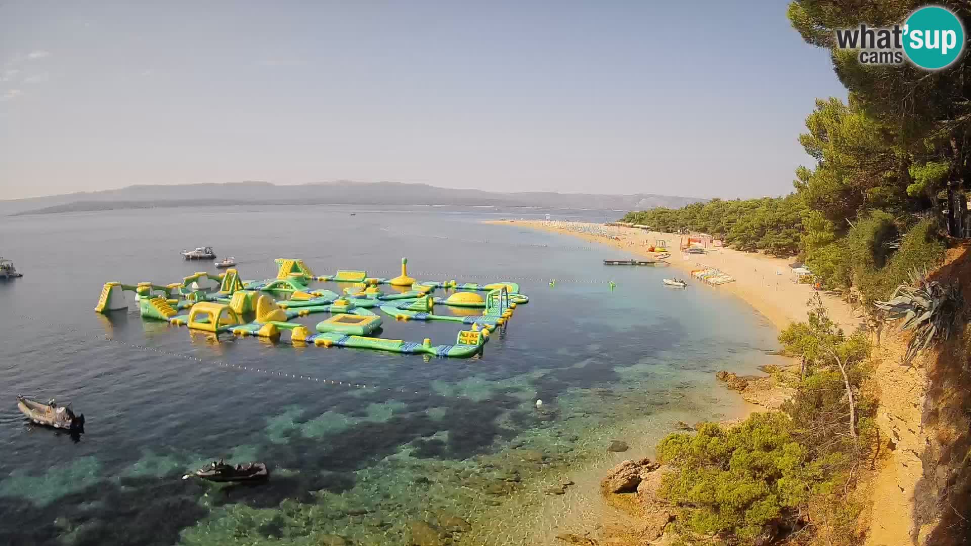 Webcam Bol Zlatni Rat – Vista en vivo desde la isla de Brač