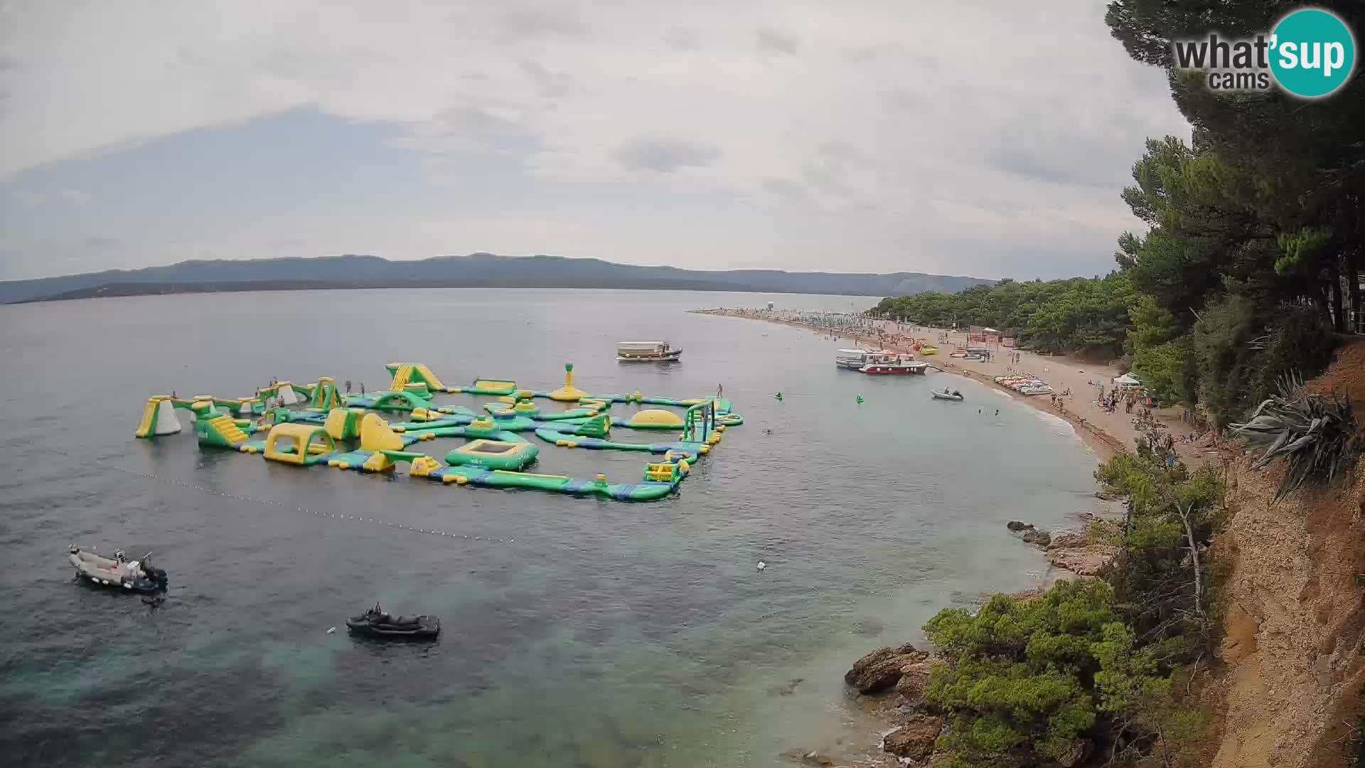 Webcam Bol Zlatni Rat – Vista en vivo desde la isla de Brač