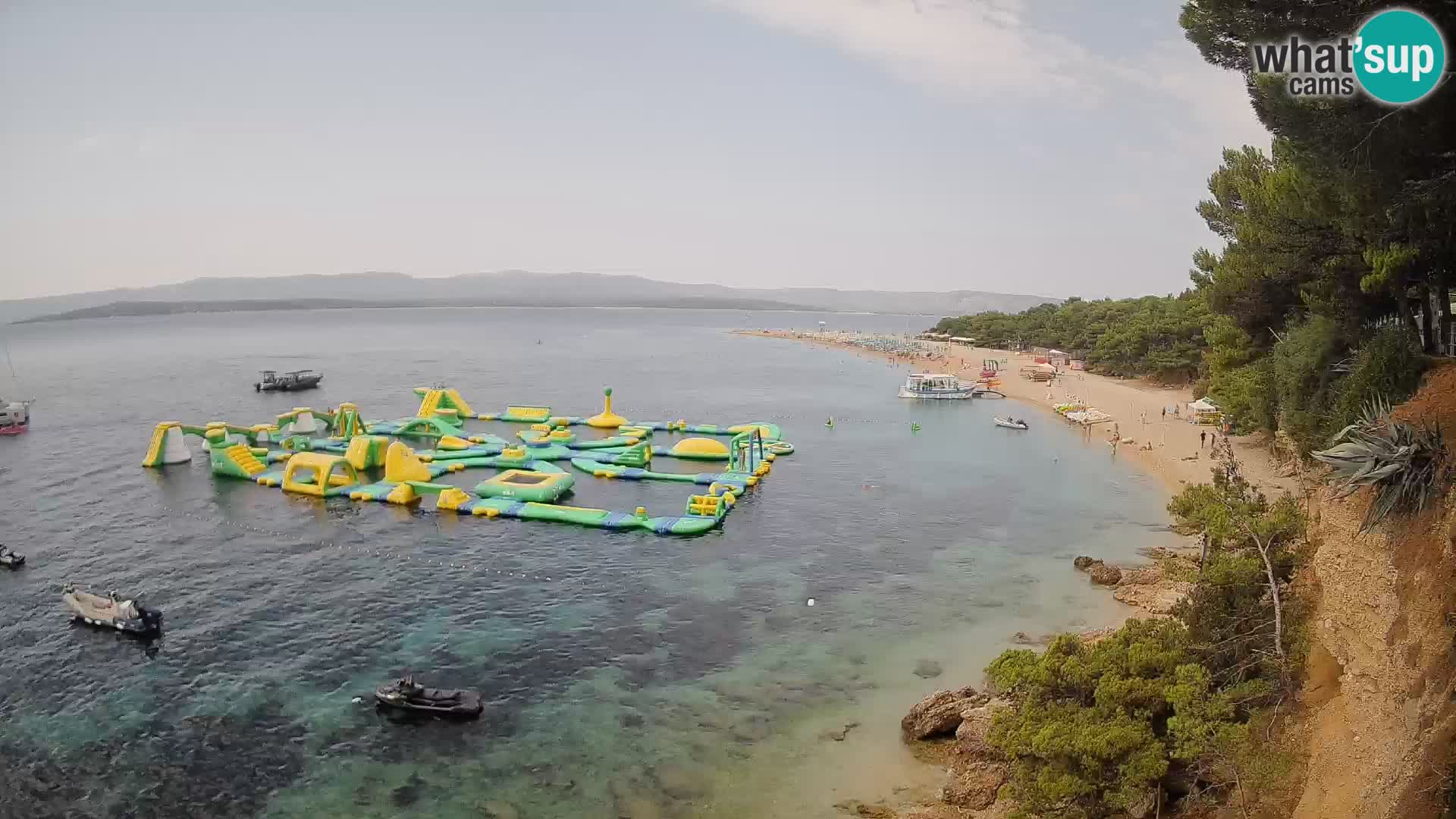 Webcam Zlatni Rat Bol – Liveblick vom berühmten Strand auf Brač