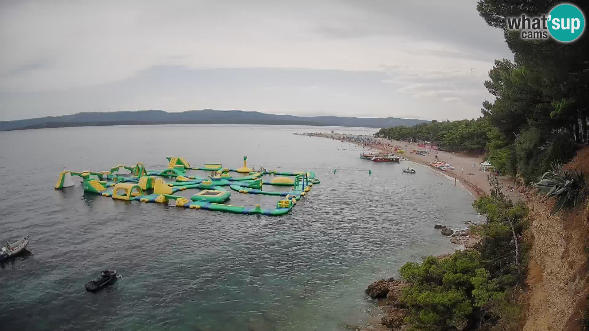 Spletna kamera Bol Zlatni Rat – Pogled v živo z otoka Brač