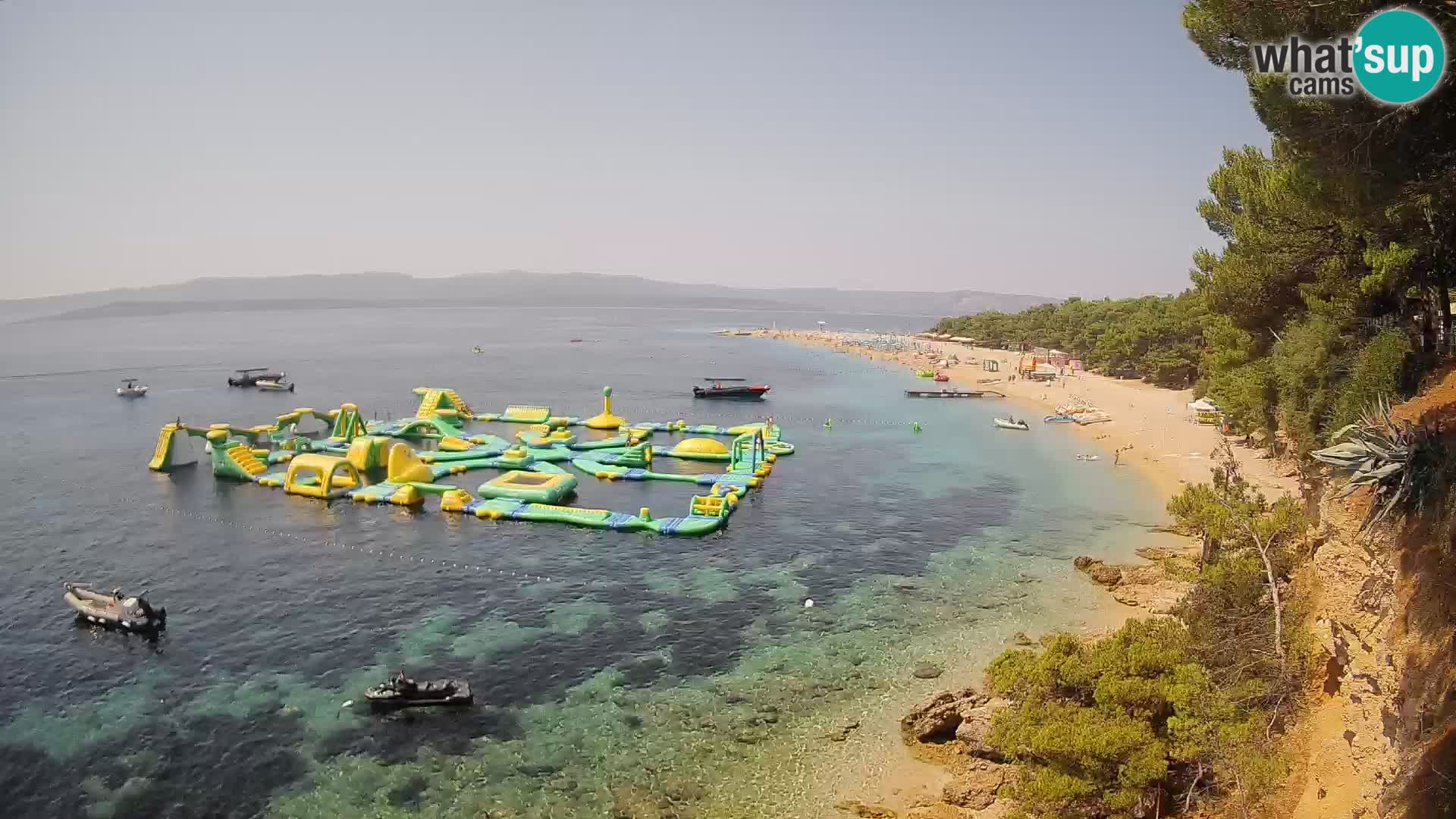 Webcam Zlatni Rat Bol – Liveblick vom berühmten Strand auf Brač