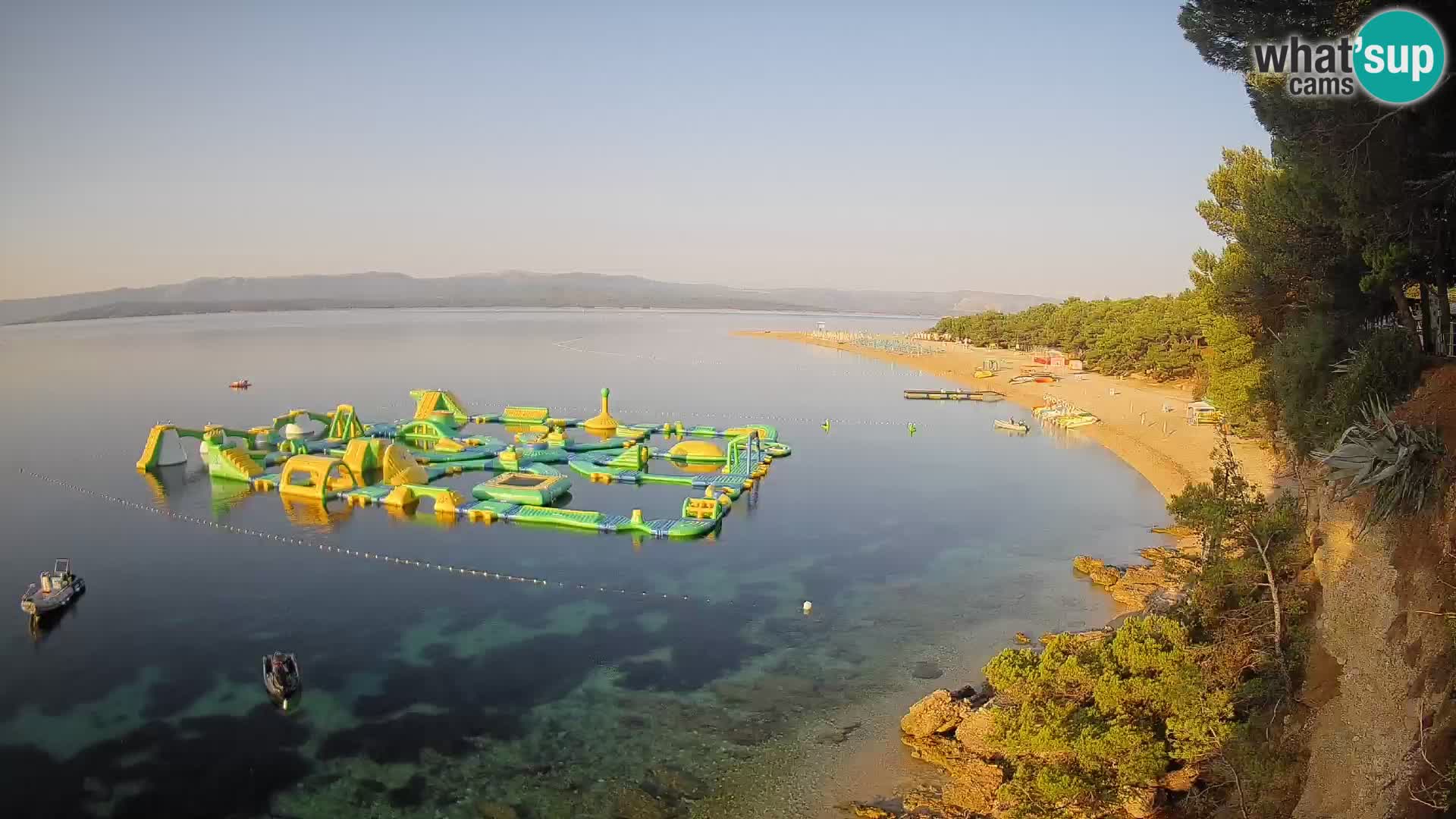 Webcam Bol Zlatni Rat – Vista en vivo desde la isla de Brač