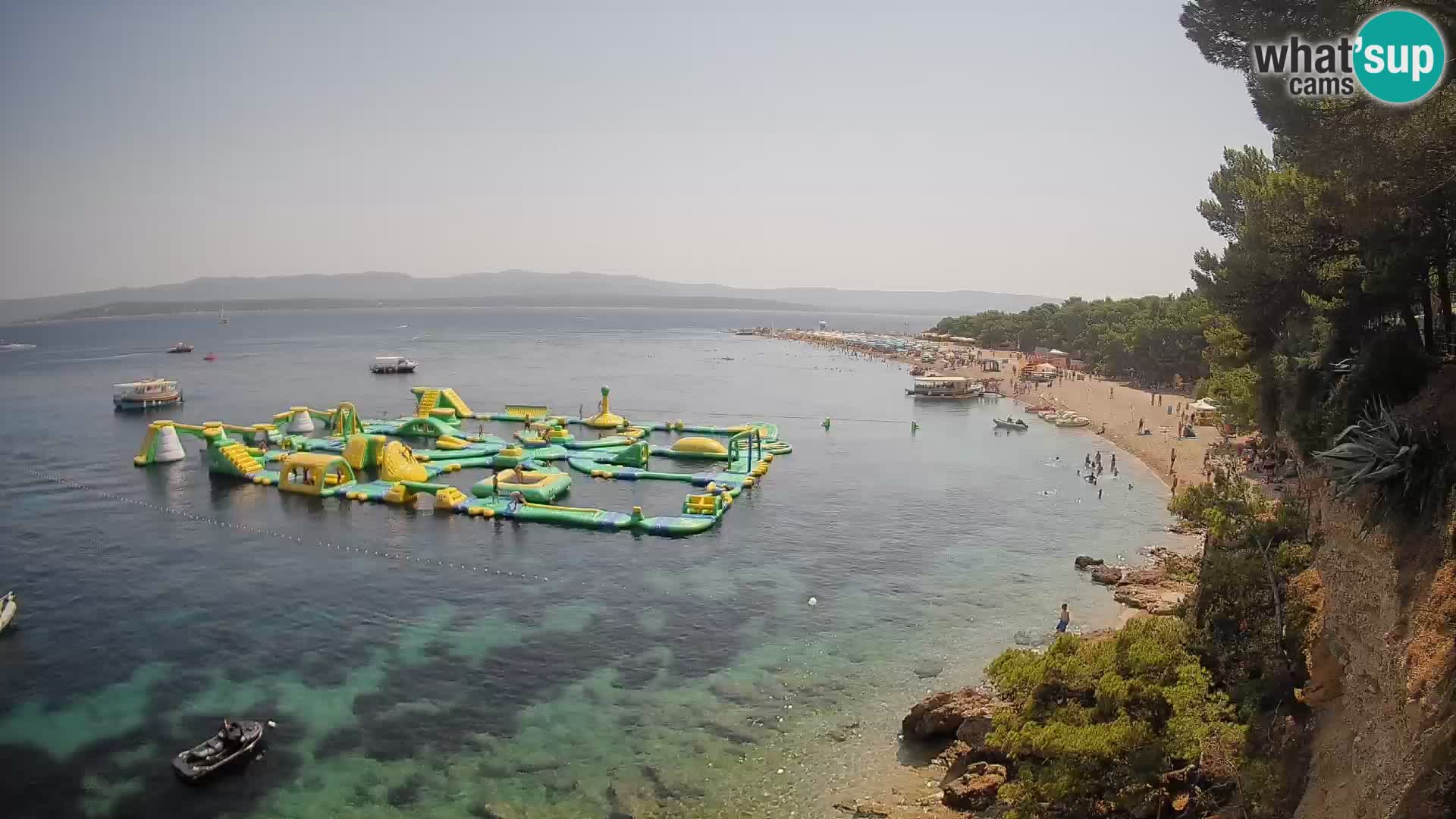 Webcam Zlatni Rat Bol – Liveblick vom berühmten Strand auf Brač