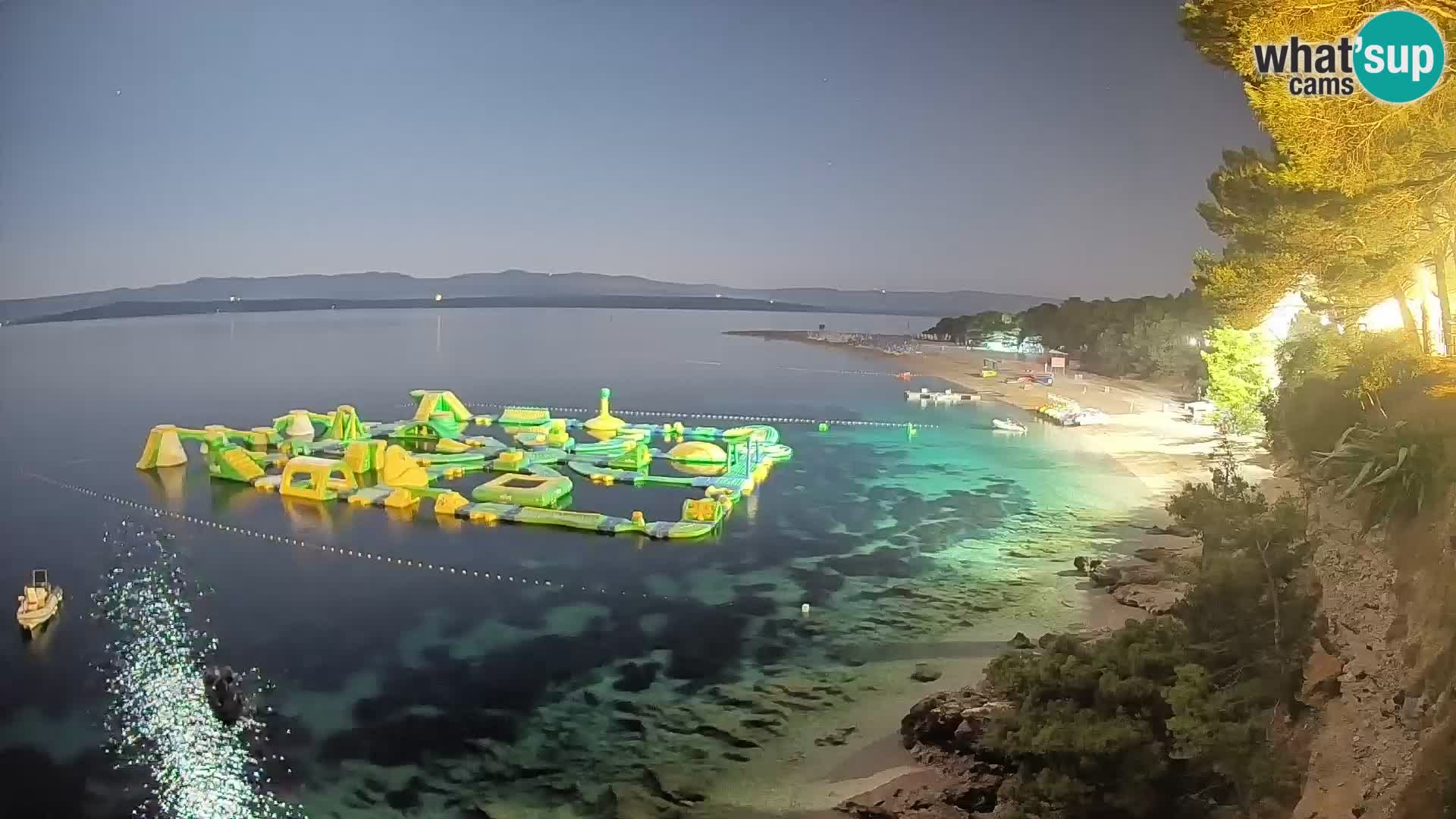 Webcam Bol Zlatni Rat – Vista en vivo desde la isla de Brač