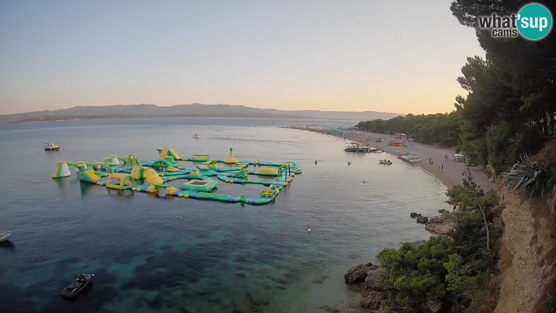 Webcam Zlatni Rat Bol – Liveblick vom berühmten Strand auf Brač