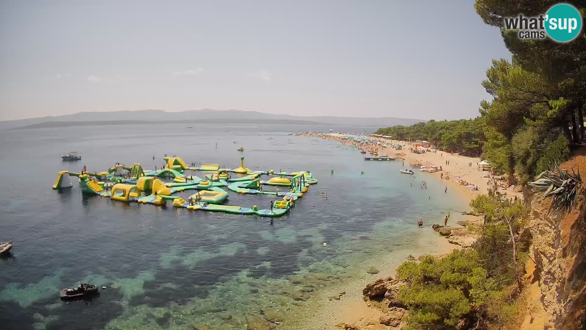 Webcam Bol Zlatni Rat – Vista en vivo desde la isla de Brač