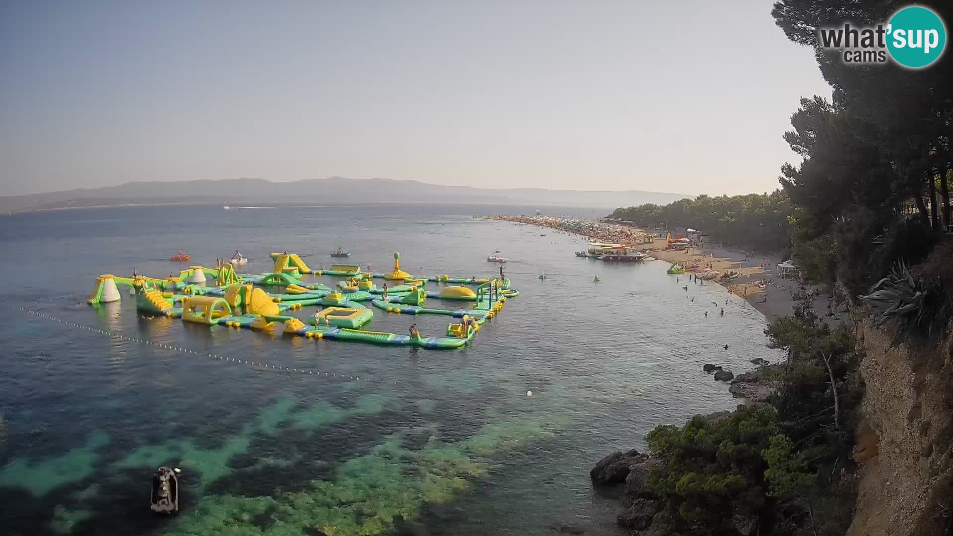 Webcam Bol Zlatni Rat – Vista en vivo desde la isla de Brač