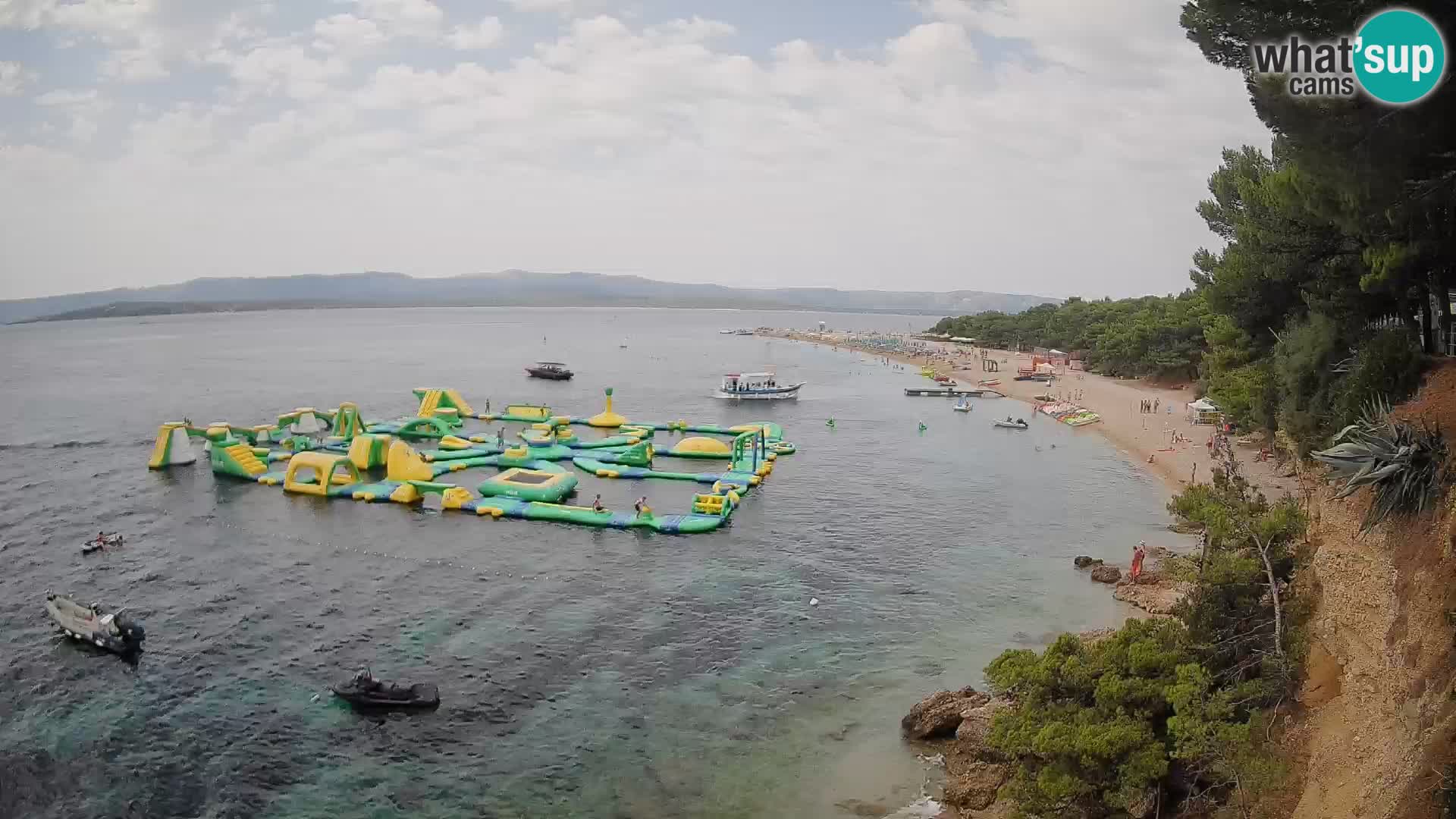 Webcam Zlatni Rat Bol – Liveblick vom berühmten Strand auf Brač