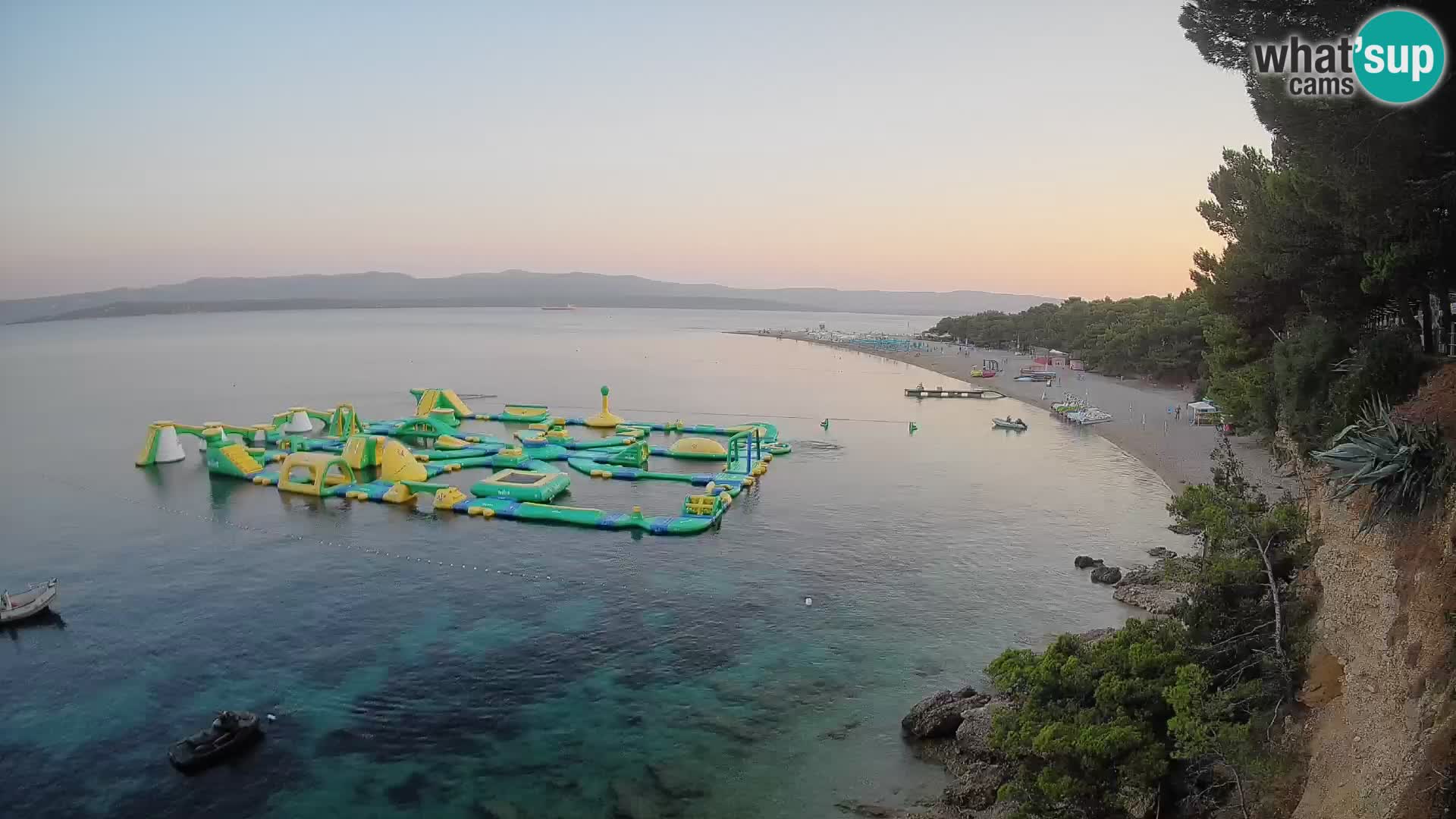 Webcam Zlatni Rat Bol – Liveblick vom berühmten Strand auf Brač