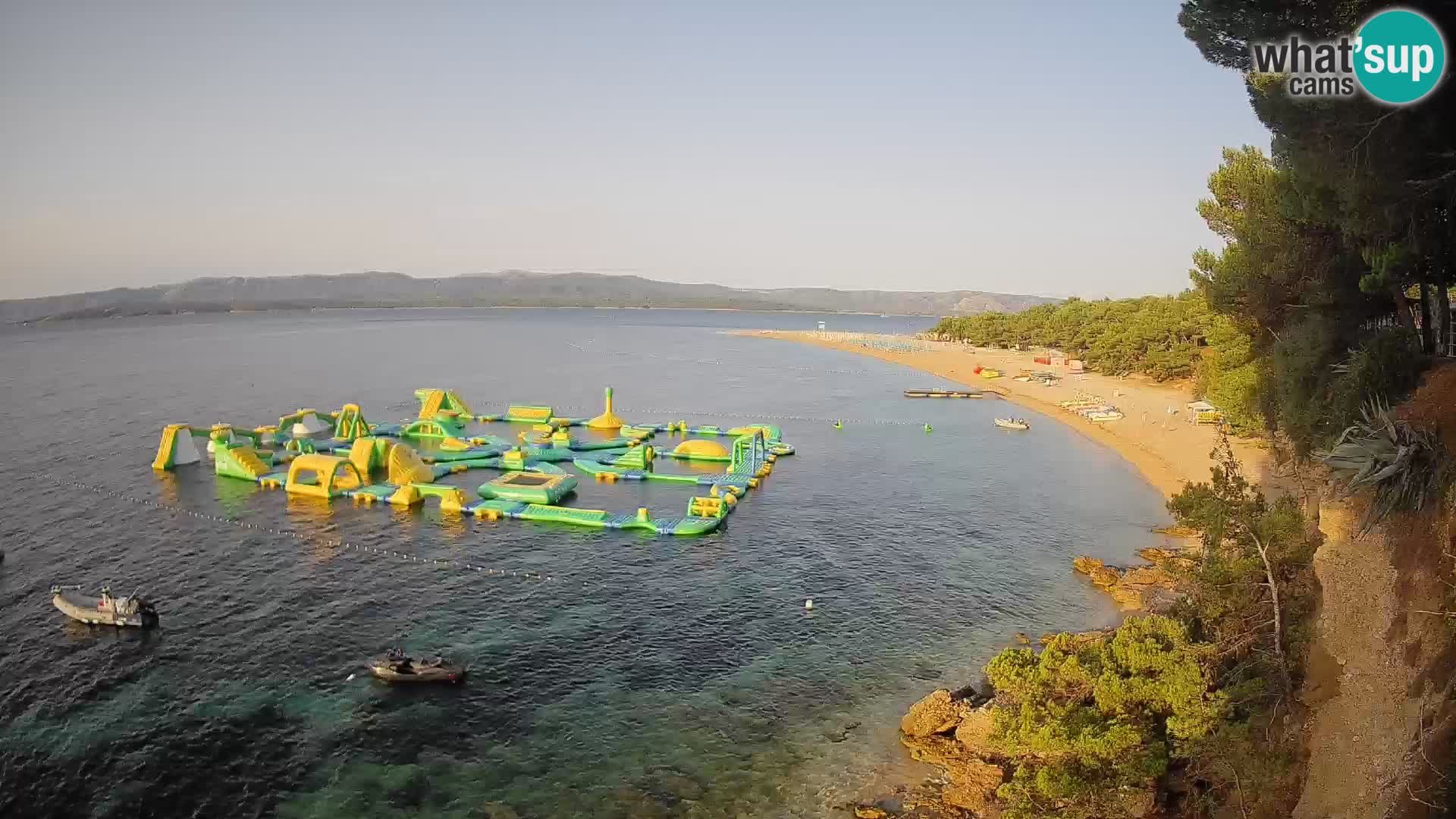 Webcam Zlatni Rat Bol – Liveblick vom berühmten Strand auf Brač