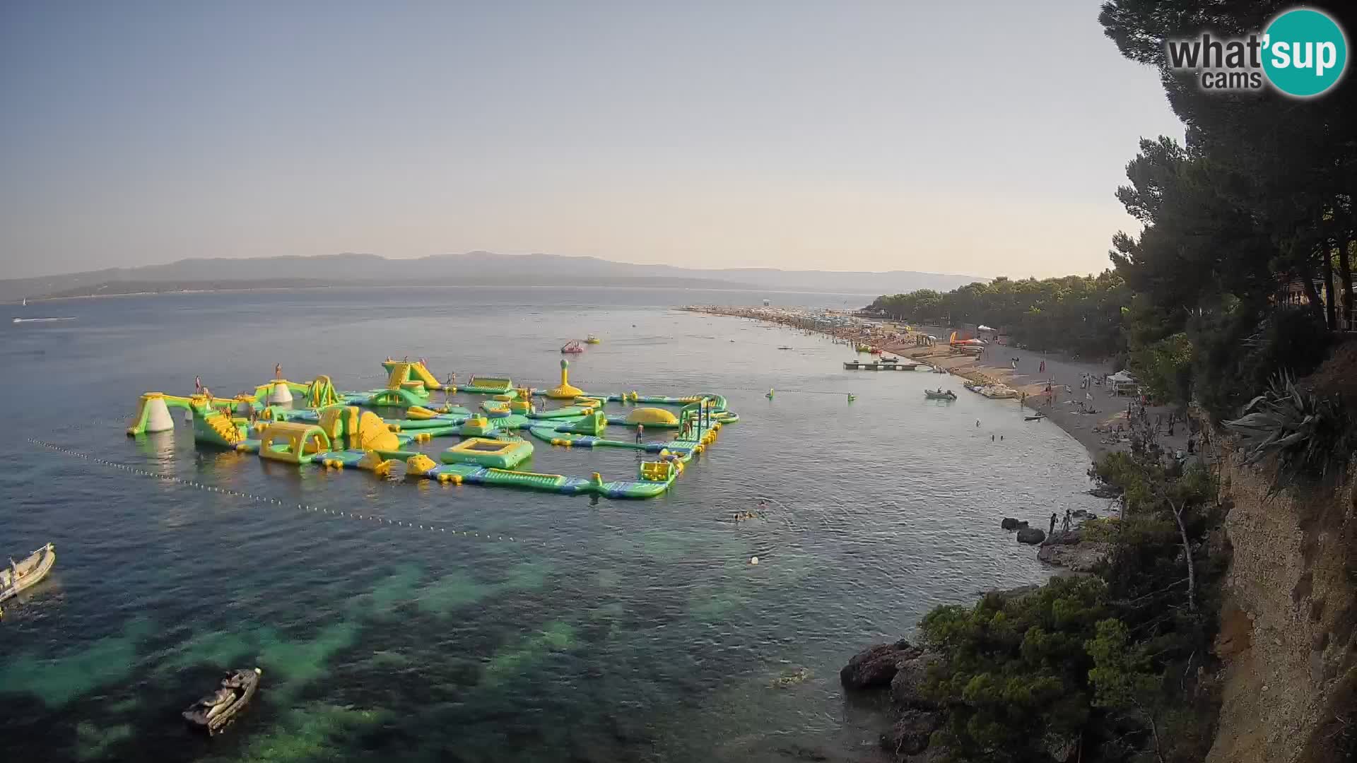 Webcam Bol Zlatni Rat – Vista en vivo desde la isla de Brač