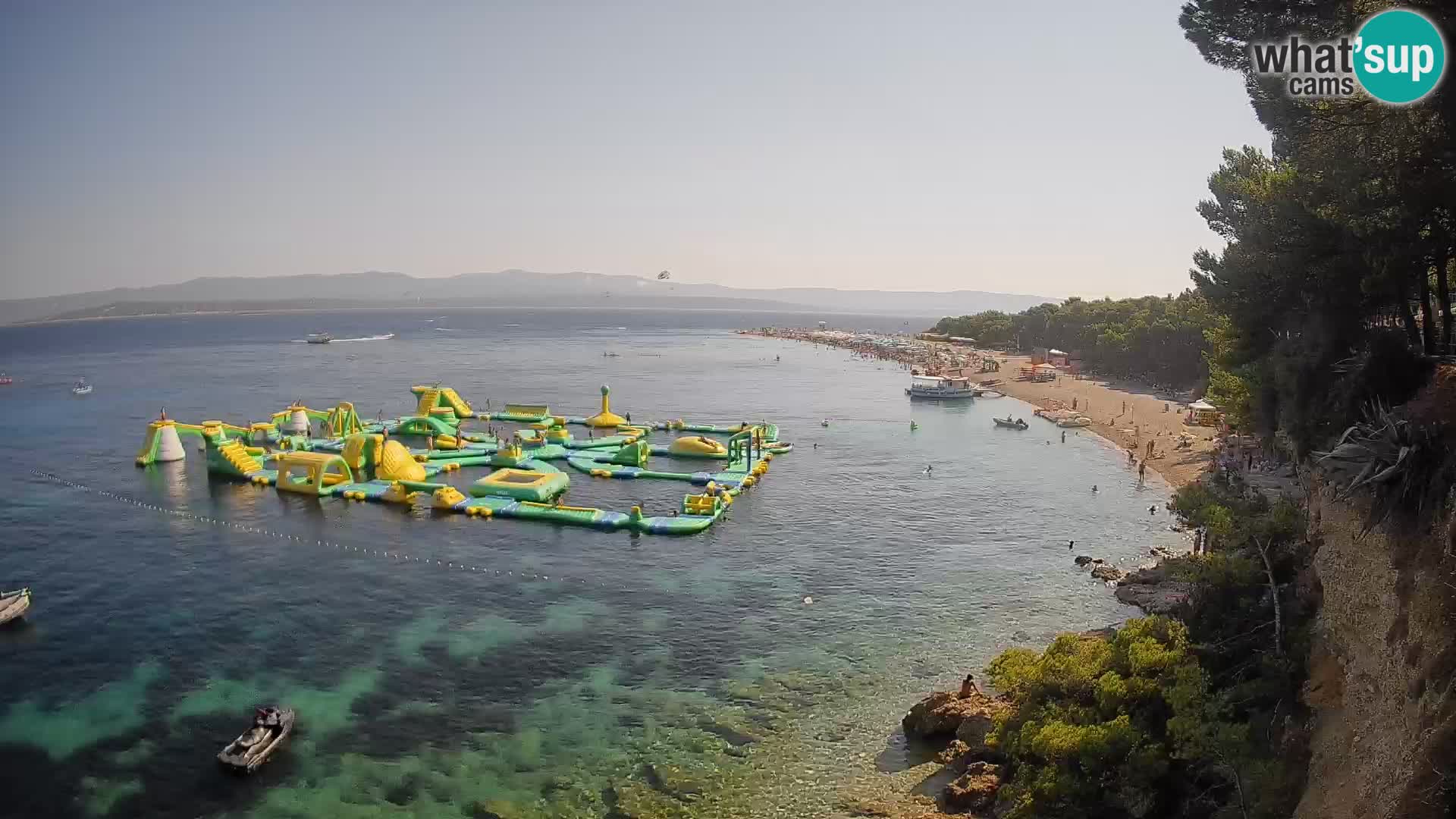 Webcam Bol Zlatni Rat – Vista en vivo desde la isla de Brač