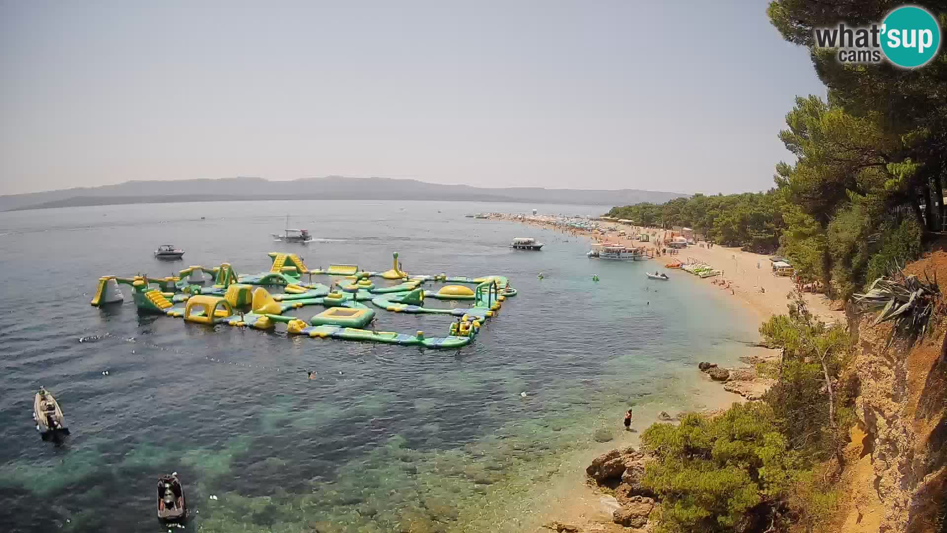 Webcam Bol Zlatni Rat – Vista en vivo desde la isla de Brač