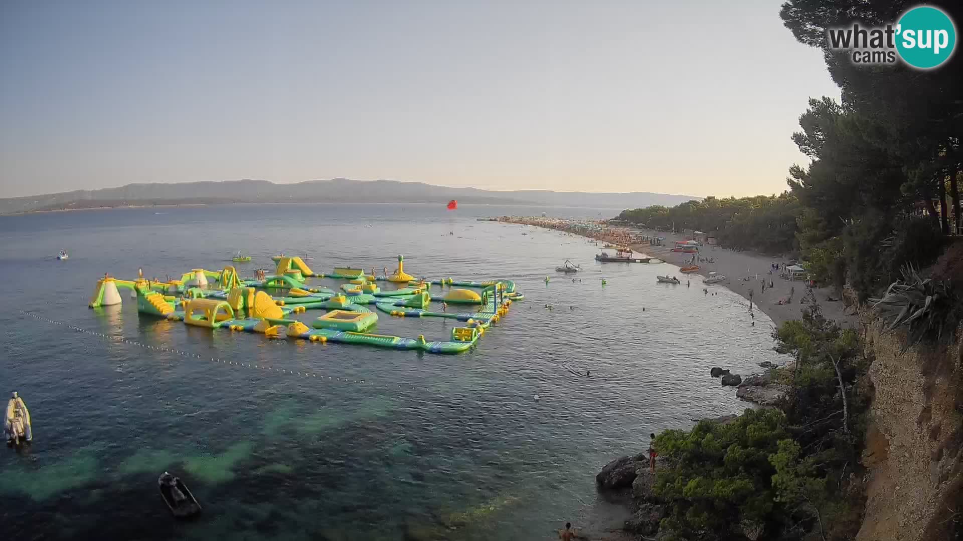 Webcam Bol Zlatni Rat – Vista en vivo desde la isla de Brač