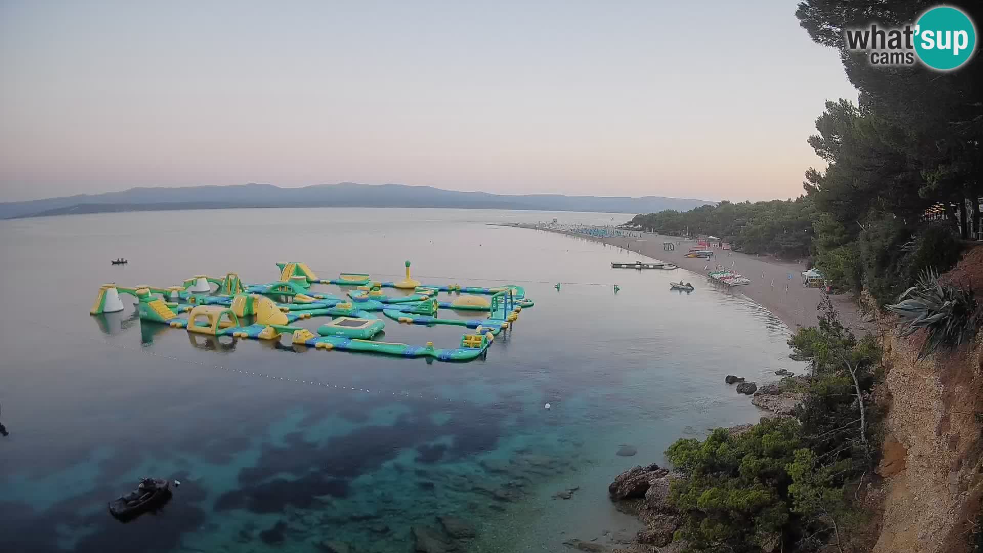 Webcam Bol Zlatni Rat – Vista en vivo desde la isla de Brač