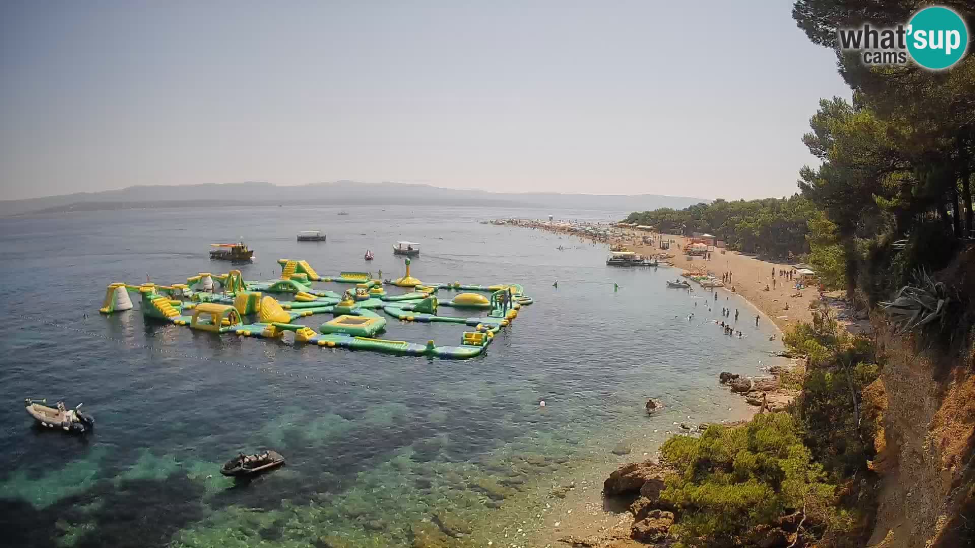 Webcam Zlatni Rat Bol – Liveblick vom berühmten Strand auf Brač