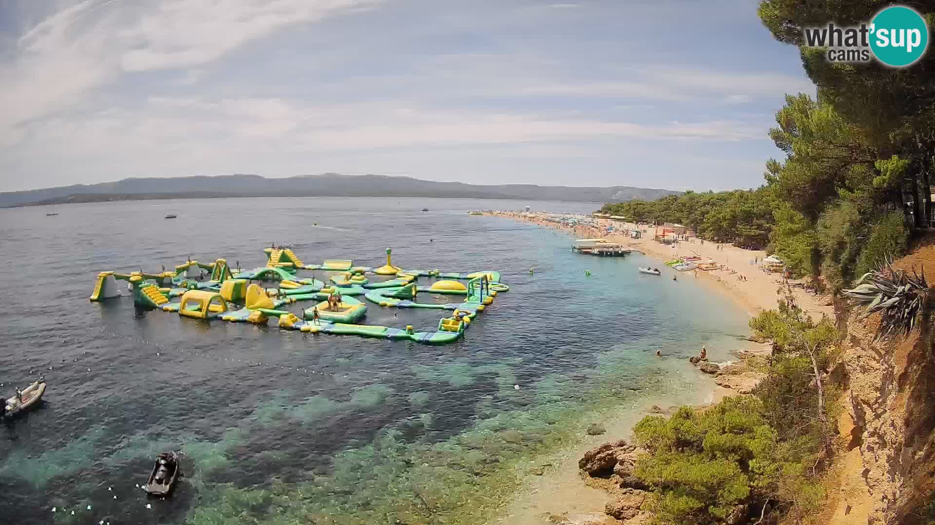 Webcam Zlatni Rat Bol – Liveblick vom berühmten Strand auf Brač