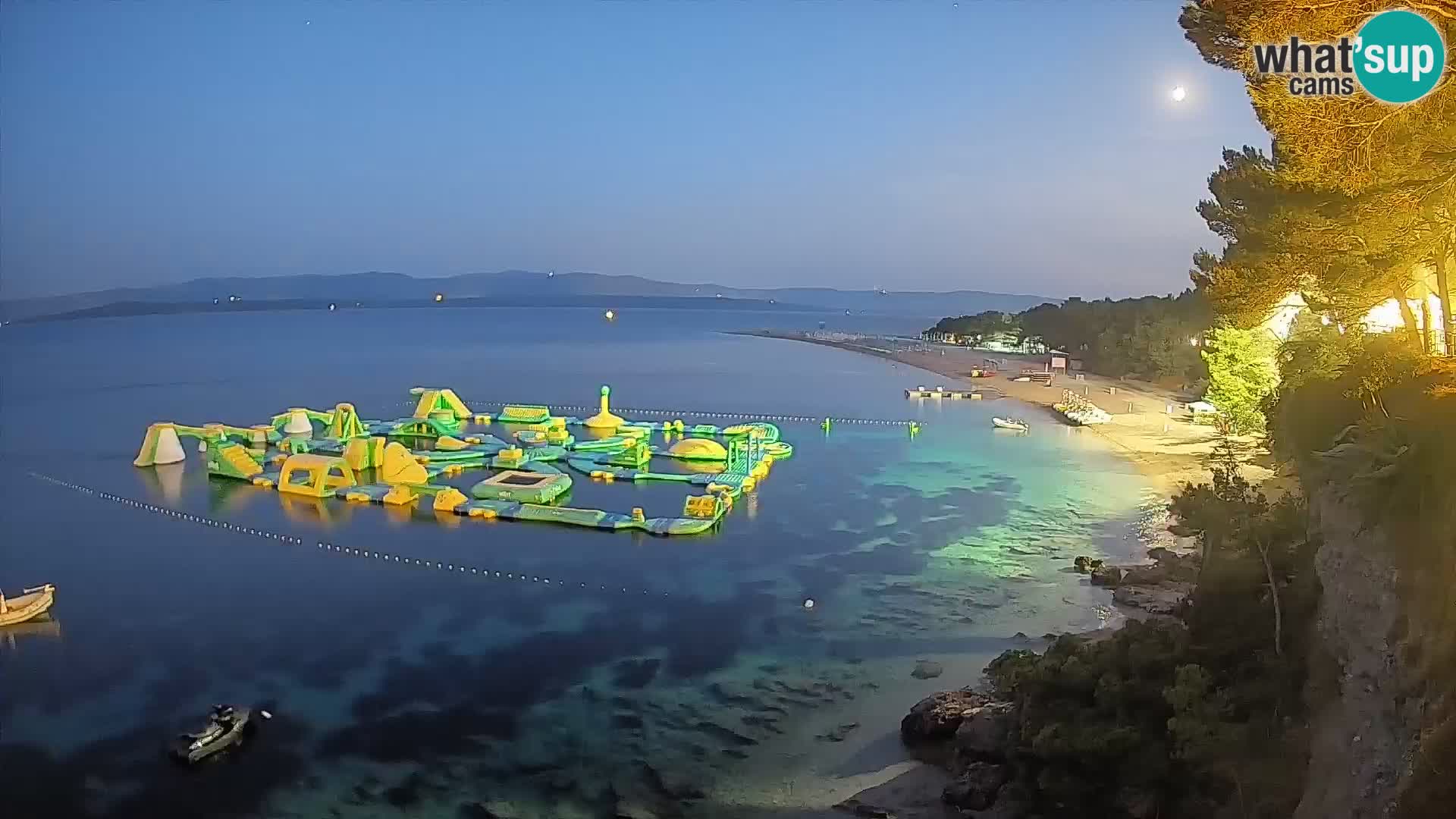 Webcam Bol Zlatni Rat – Vista en vivo desde la isla de Brač