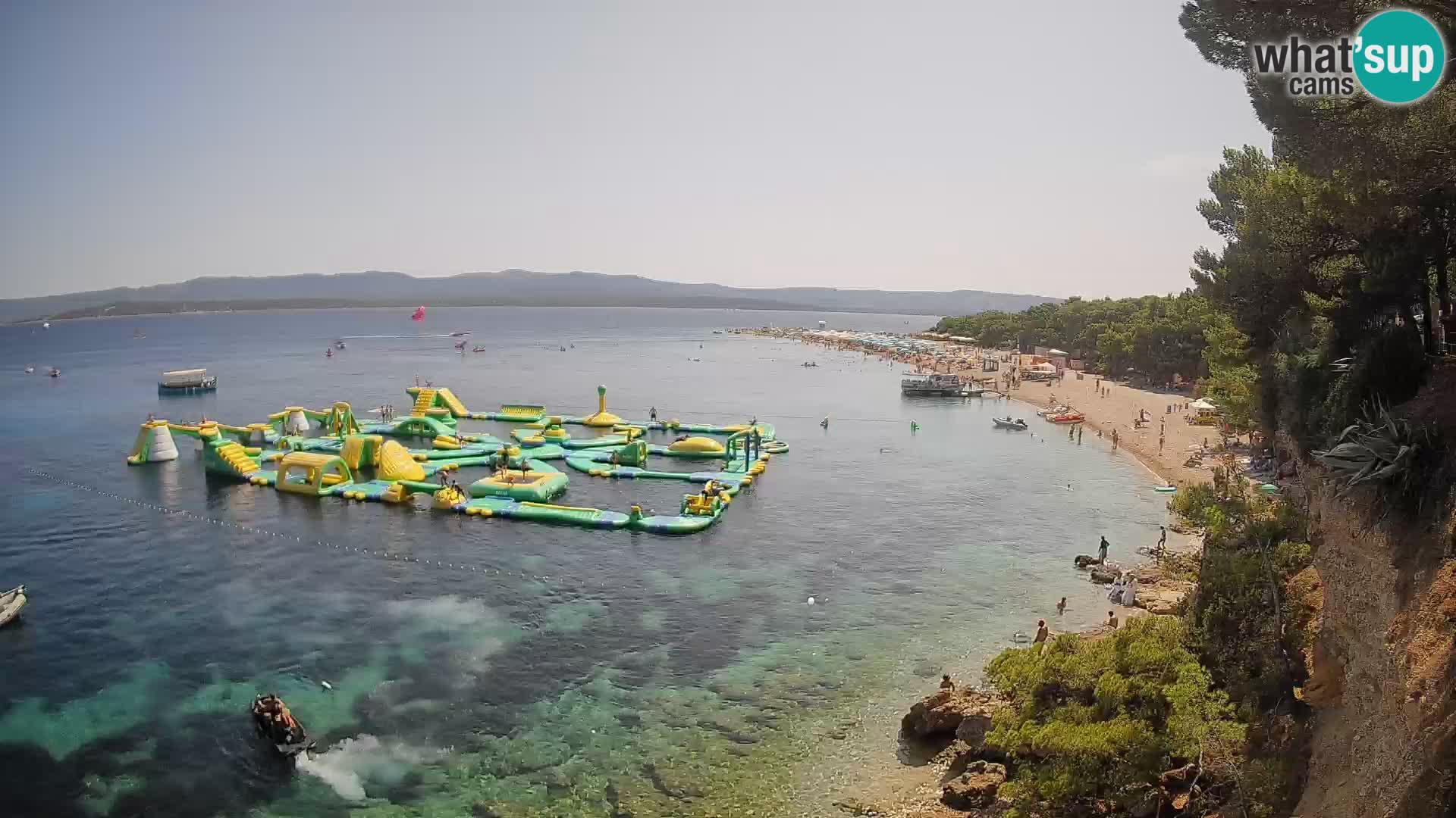 Webcam Zlatni Rat Bol – Liveblick vom berühmten Strand auf Brač
