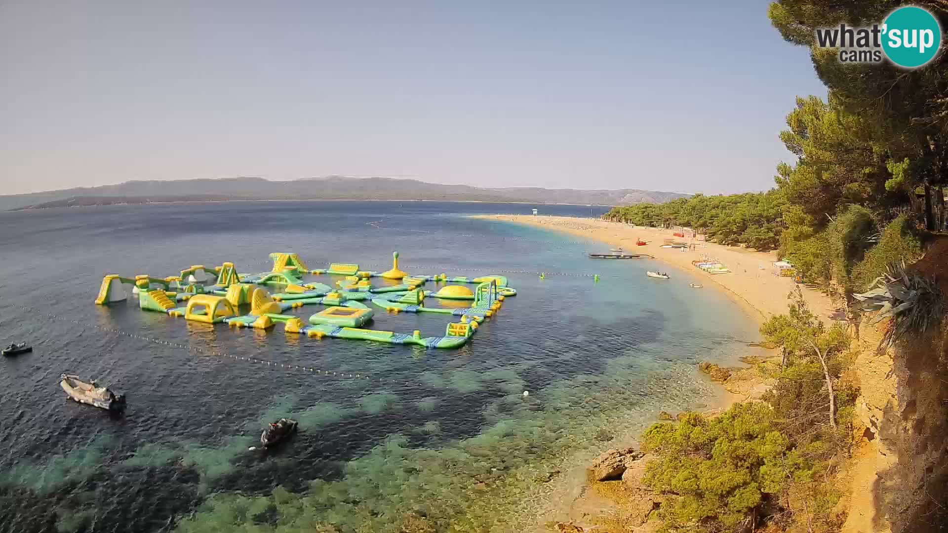 Webcam Bol Zlatni Rat – Vista en vivo desde la isla de Brač