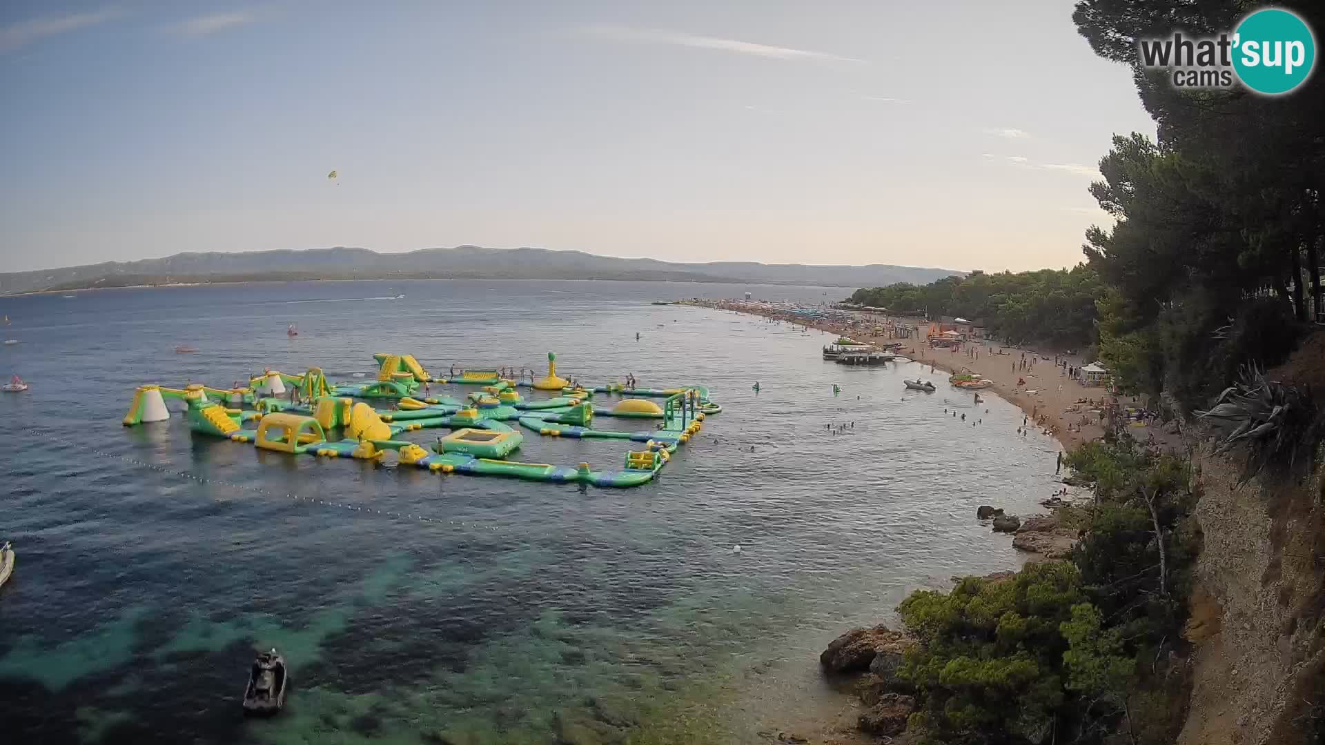 Webcam Bol Zlatni Rat – Vista en vivo desde la isla de Brač