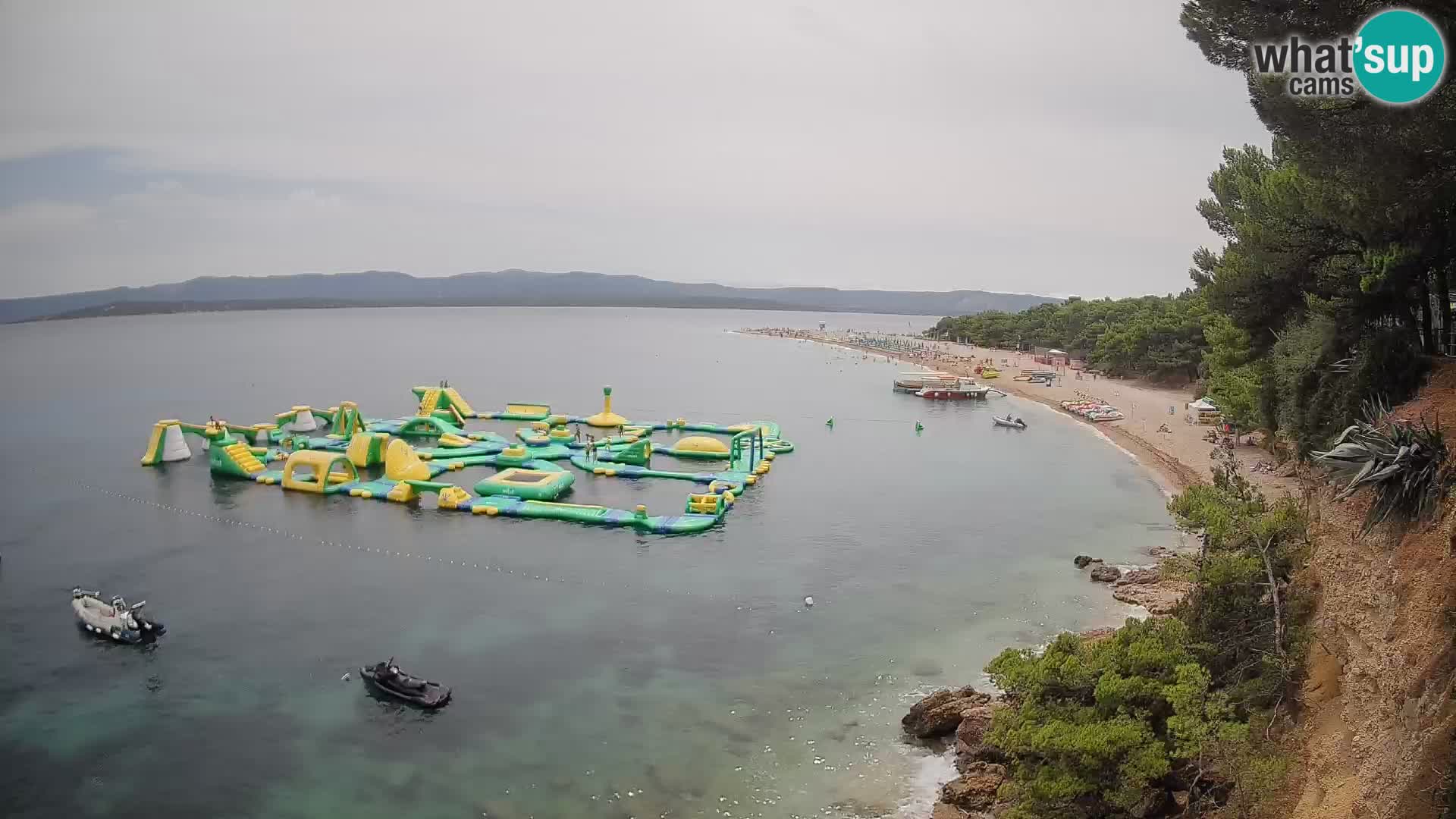 Webcam Bol Zlatni Rat – Vista en vivo desde la isla de Brač