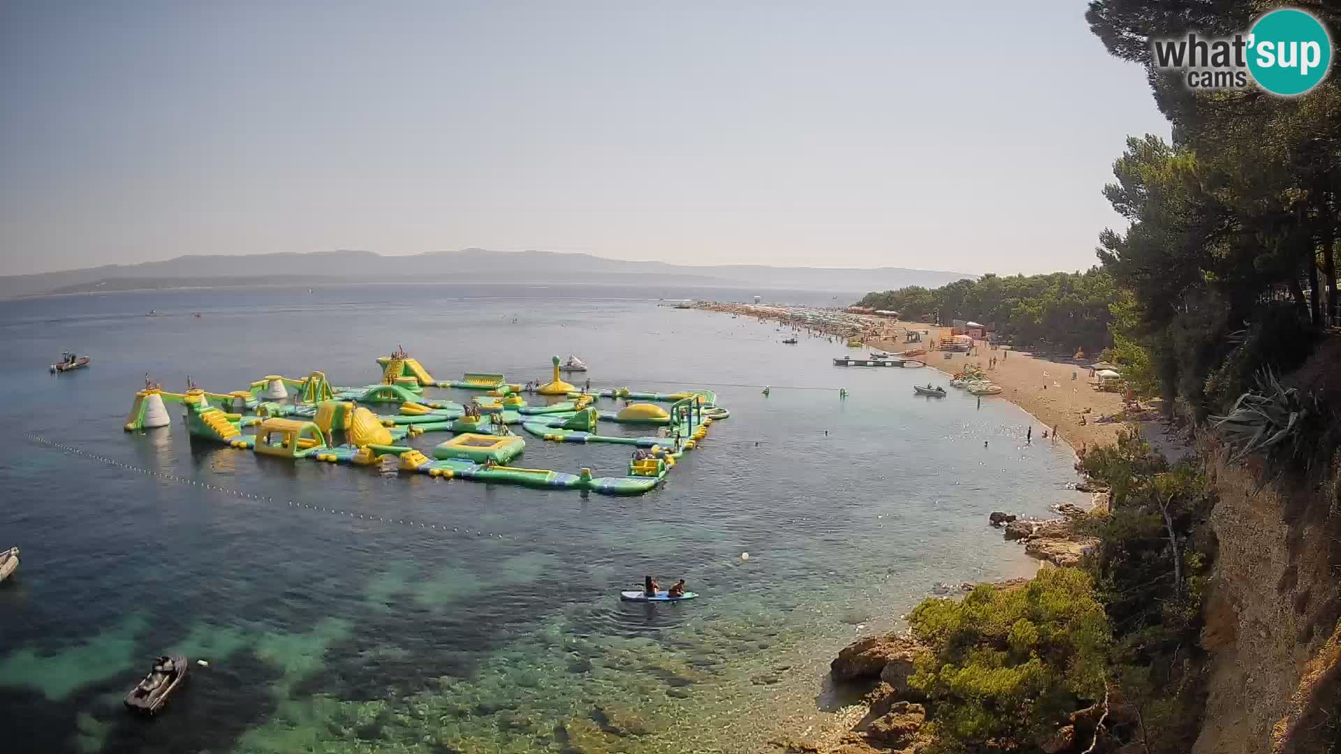 Webcam Bol Zlatni Rat – Vista en vivo desde la isla de Brač