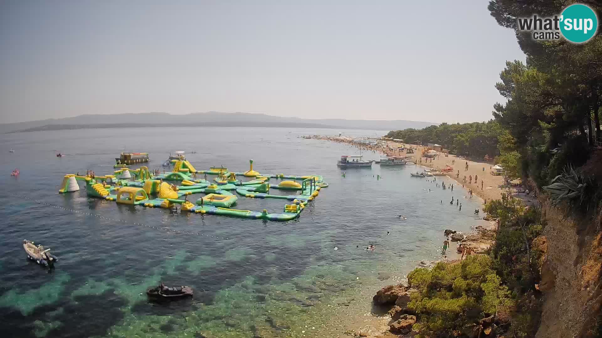 Spletna kamera Bol Zlatni Rat – Pogled v živo z otoka Brač