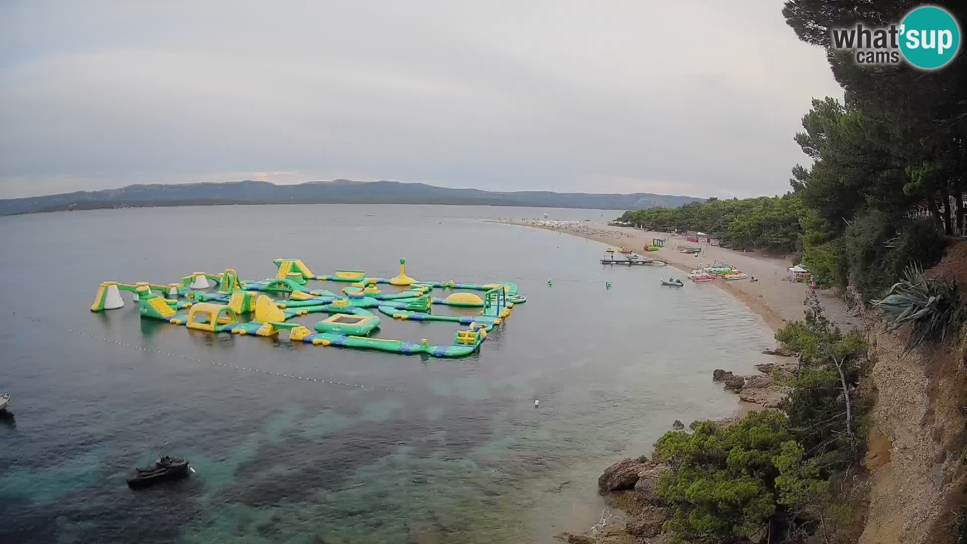 Webcam Bol Zlatni Rat – Vista en vivo desde la isla de Brač