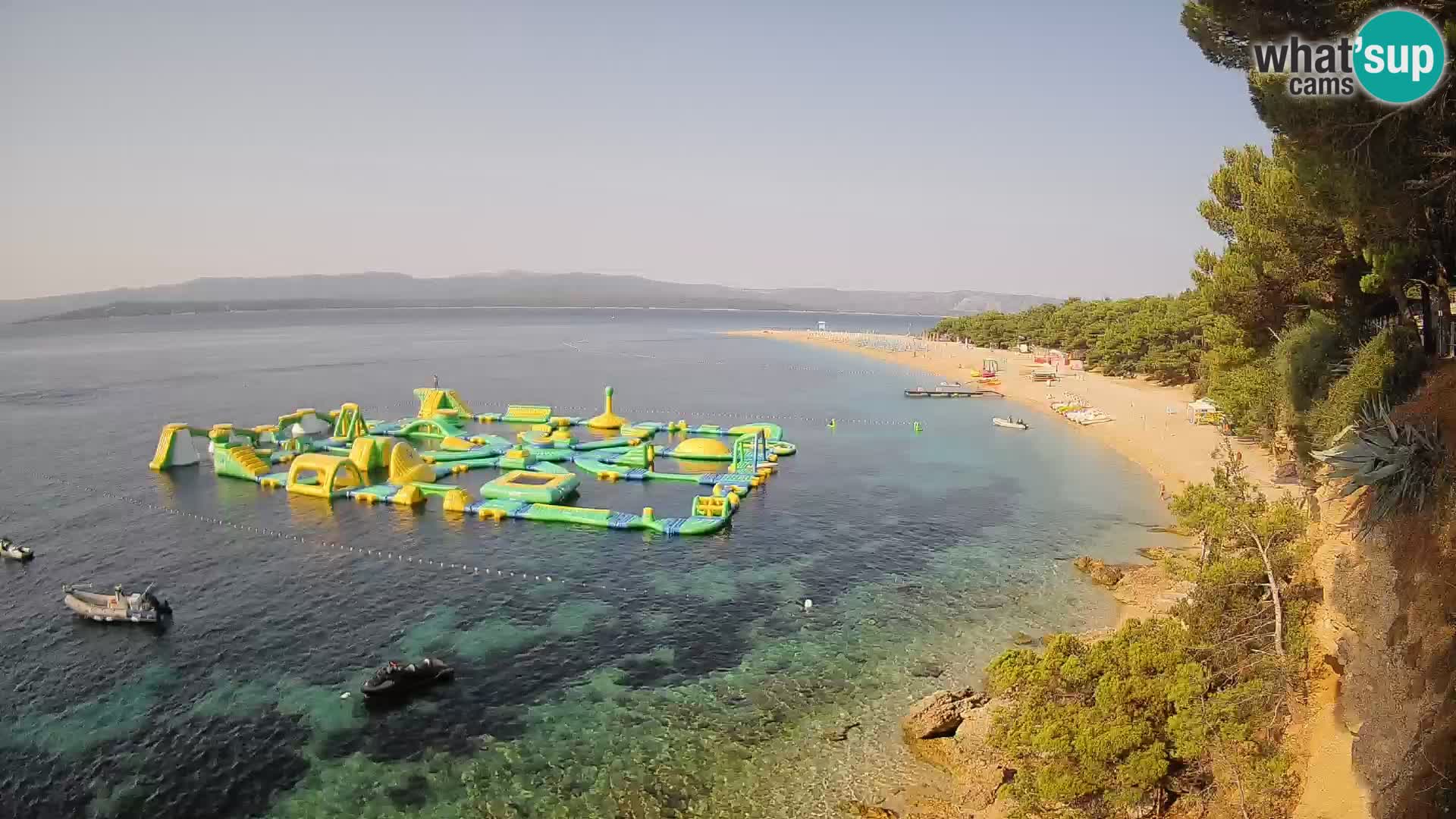 Webcam Zlatni Rat Bol – Liveblick vom berühmten Strand auf Brač