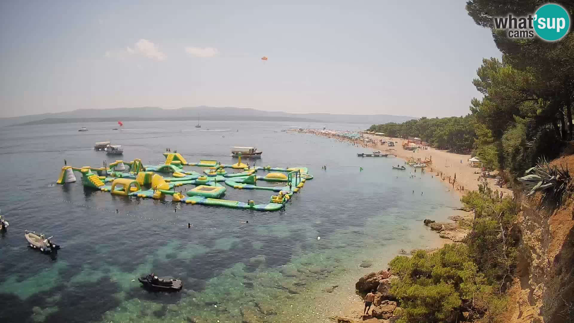Webcam Bol Zlatni Rat – Vista en vivo desde la isla de Brač