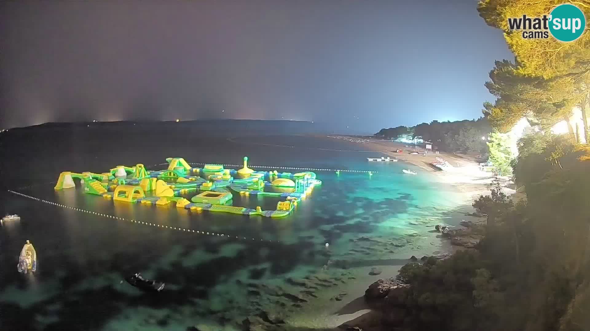 Webcam Bol Zlatni Rat – Vista en vivo desde la isla de Brač