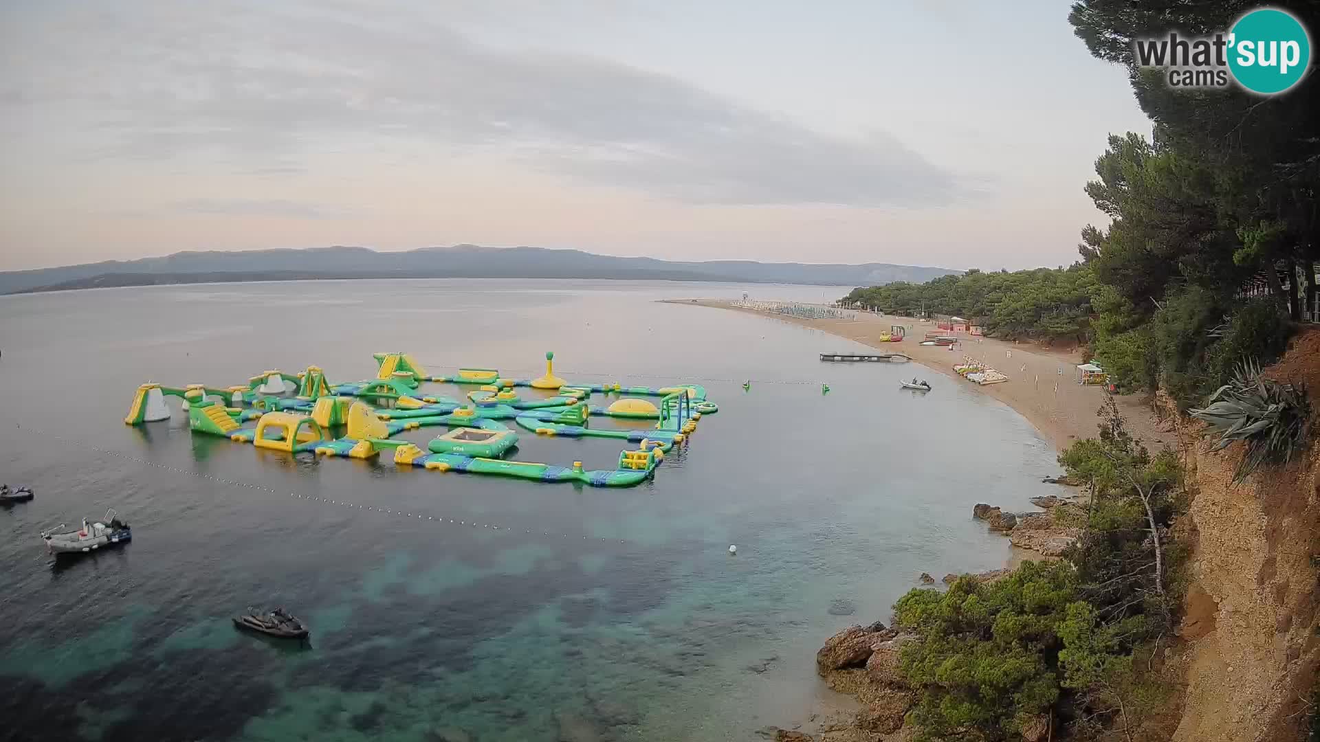 Webcam Zlatni Rat Bol – Liveblick vom berühmten Strand auf Brač